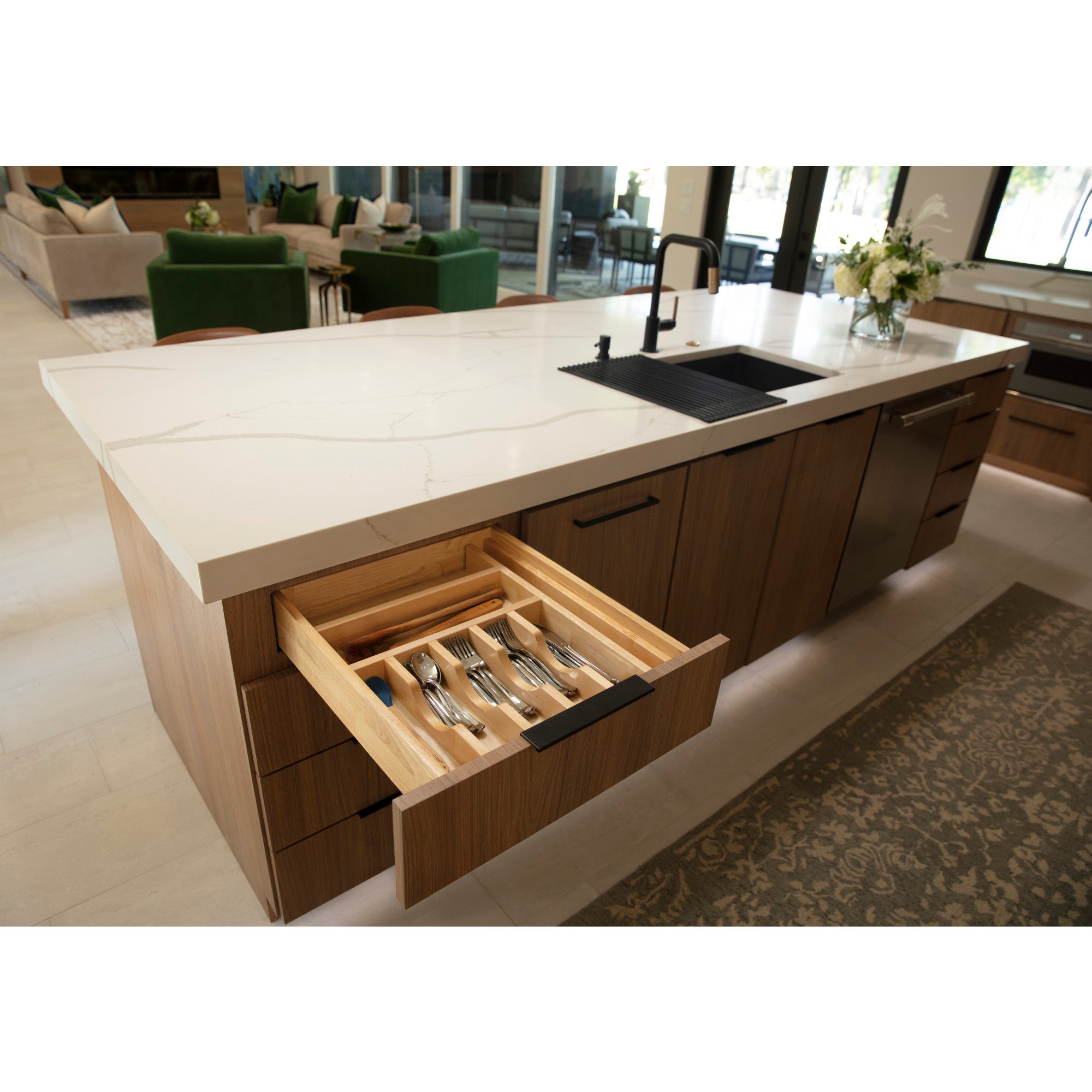 15"- 20" Adjustable Cutlery Drawer Insert