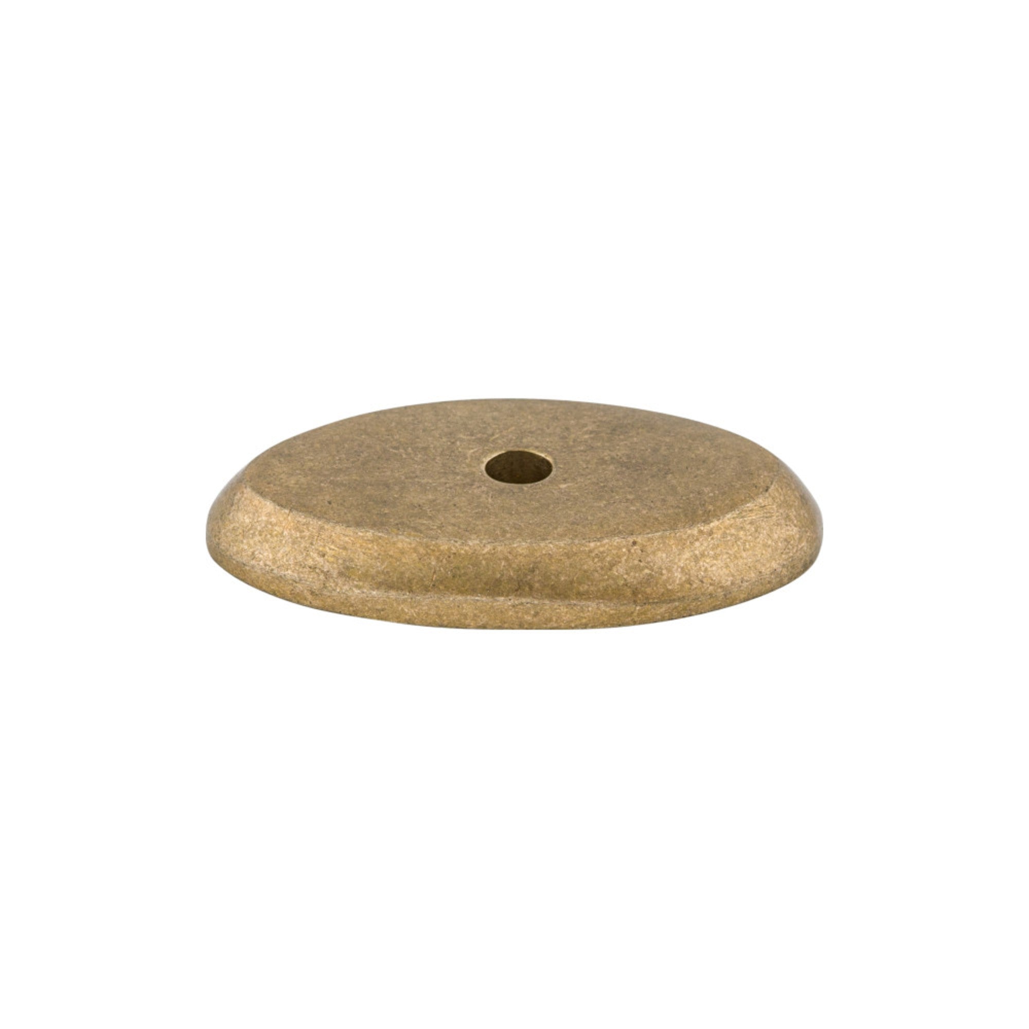 Aspen Oval Knob Backplate - Light Bronze