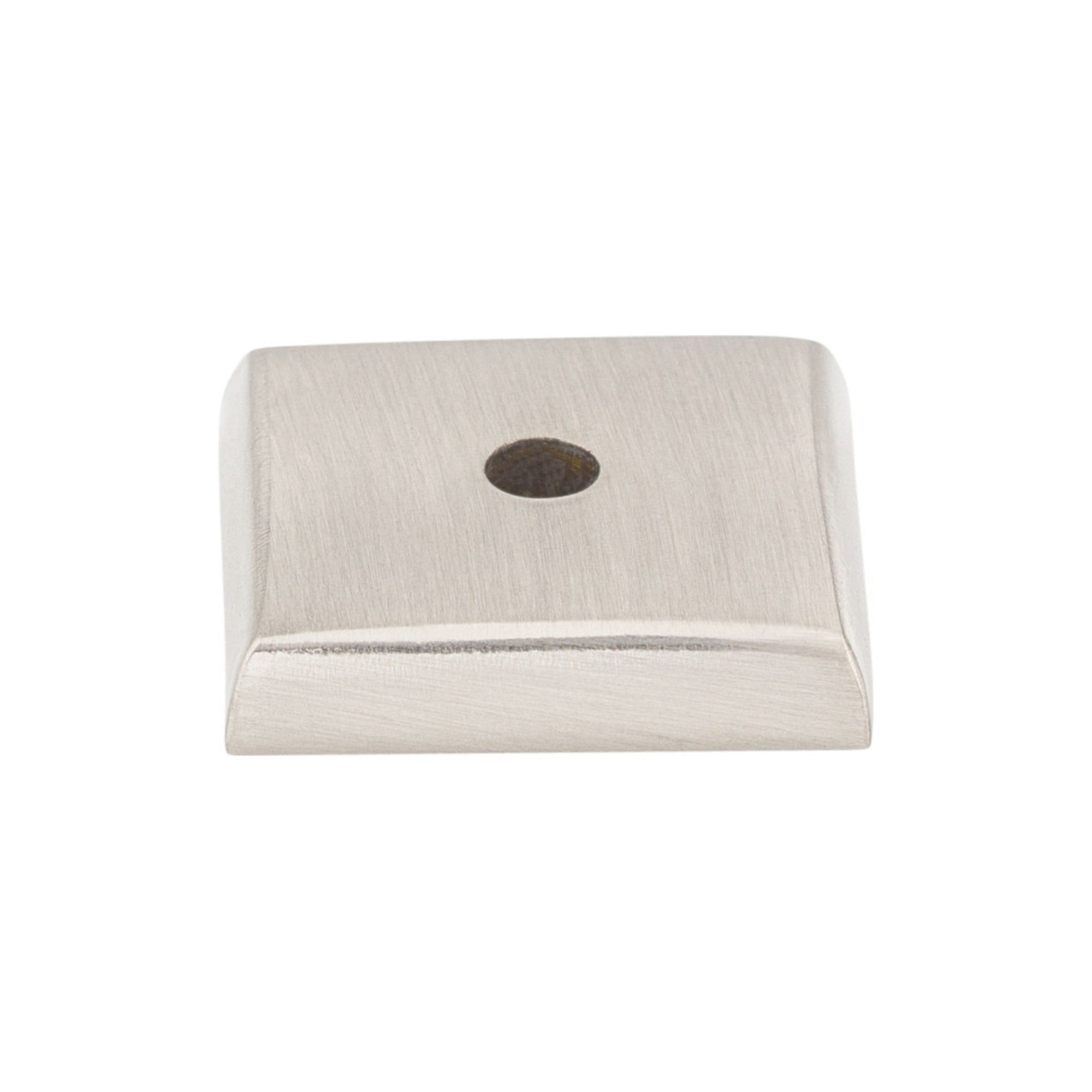 Aspen II Square Knob Backplate - Brushed Satin Nickel
