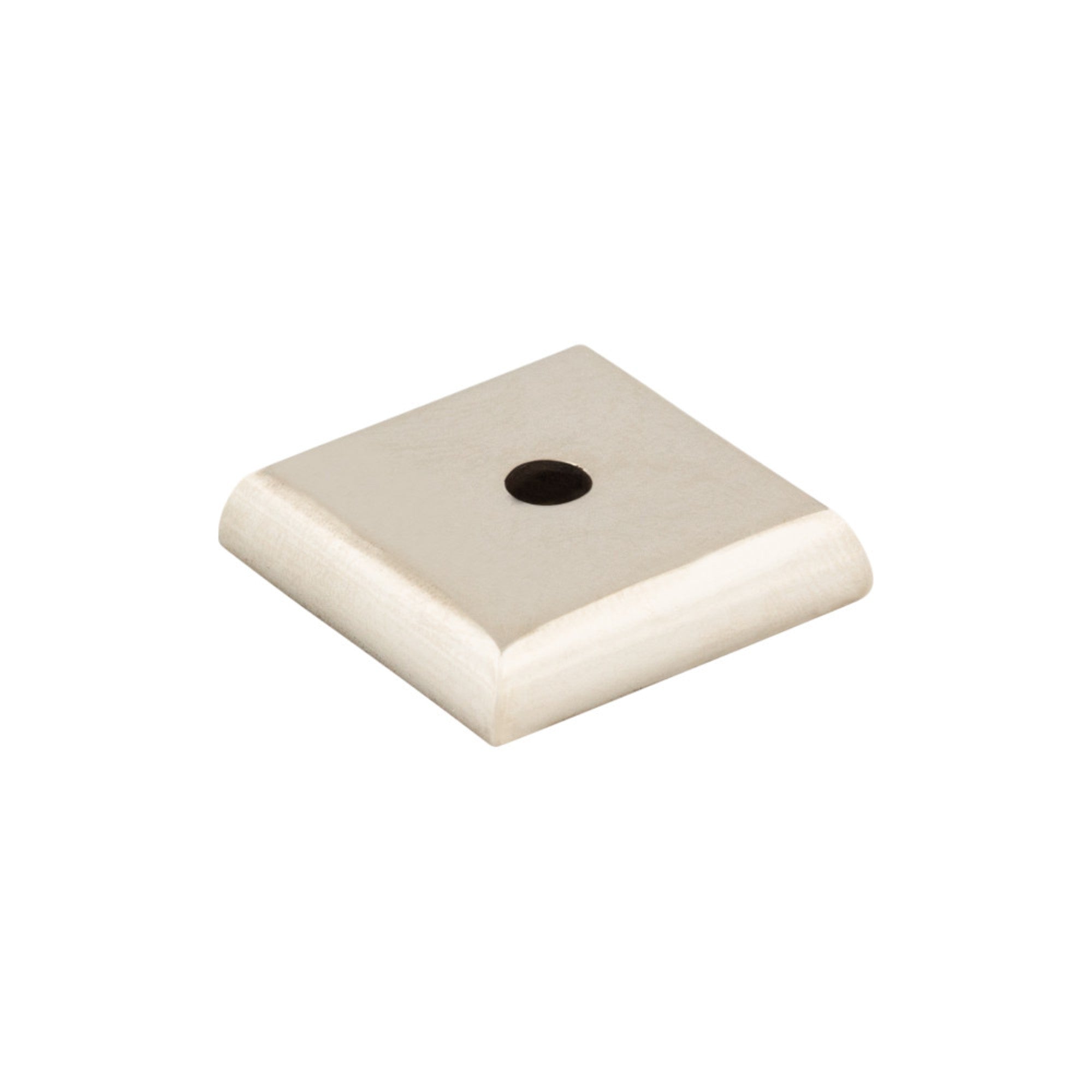 Aspen II Square Knob Backplate - Polished Nickel