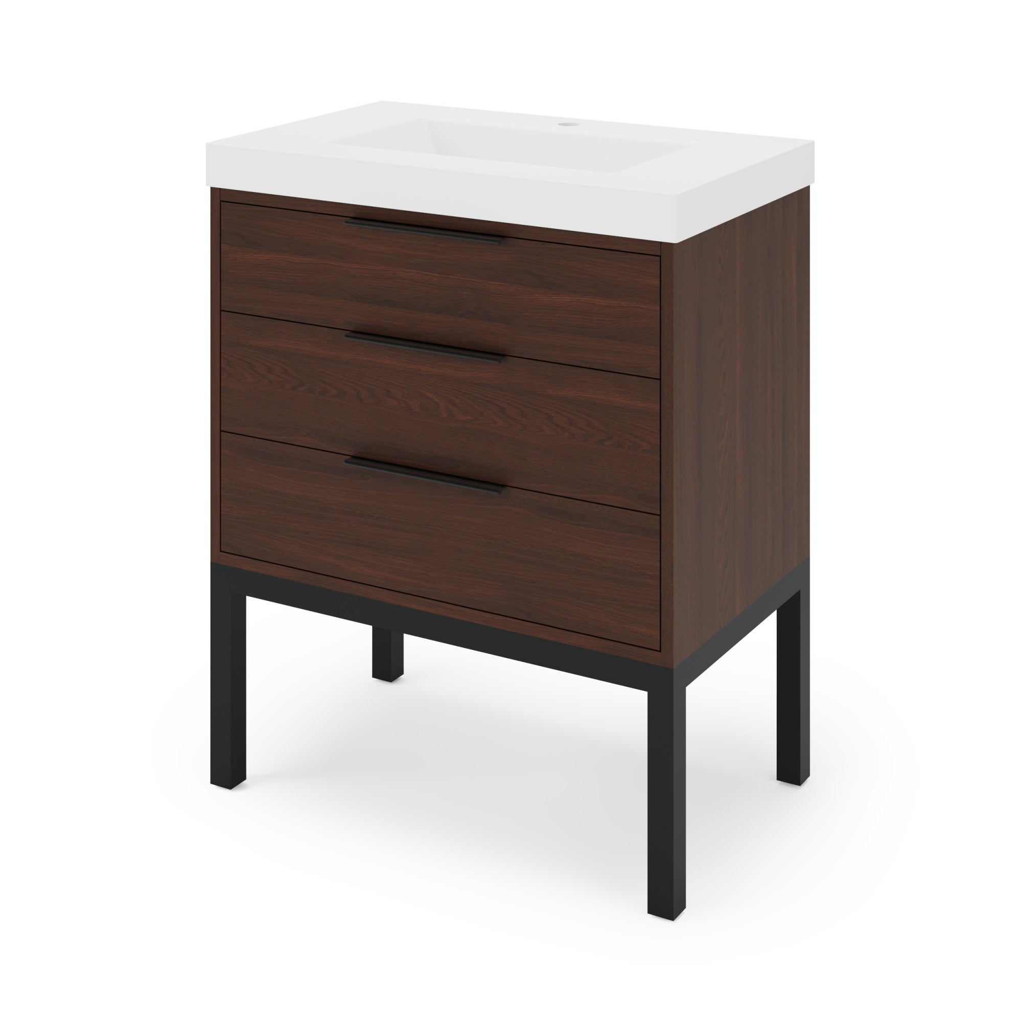 30" Gardner Vanity – Dark Walnut