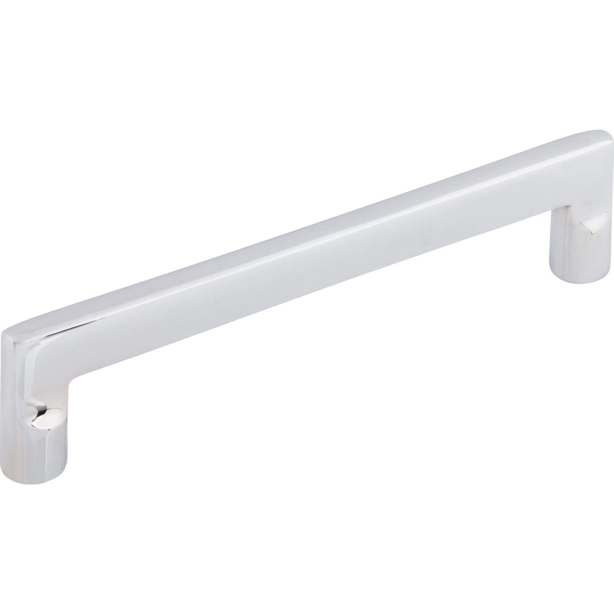Aspen II Flat Sided 6" Center to Center Bar Pull - Polished Chrome