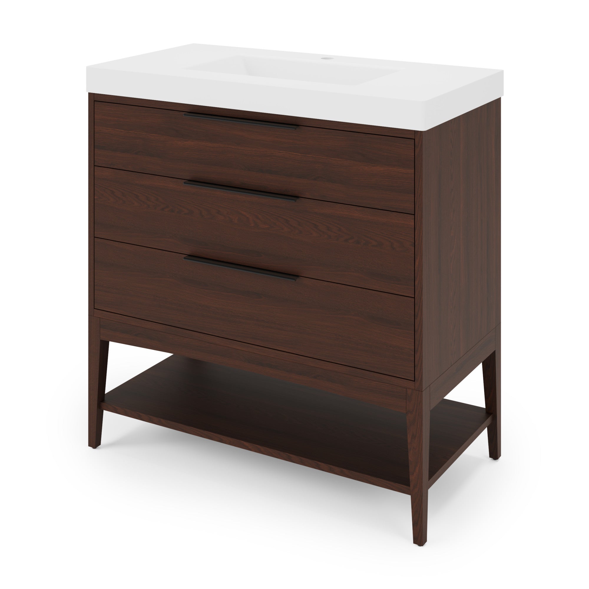 36" Gardner Vanity – Dark Walnut