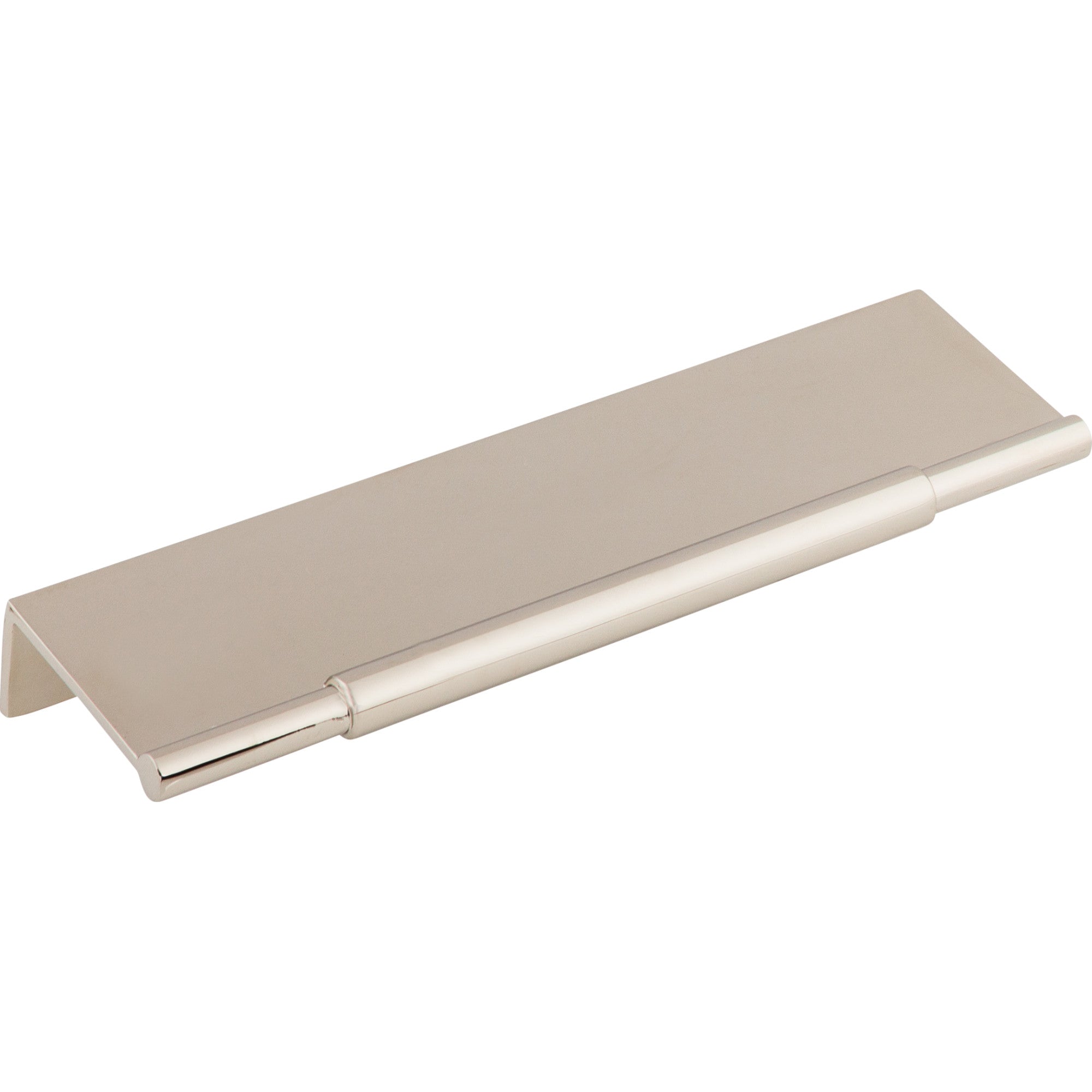Crestview 5" Center to Center Finger Pull - Polished Nickel