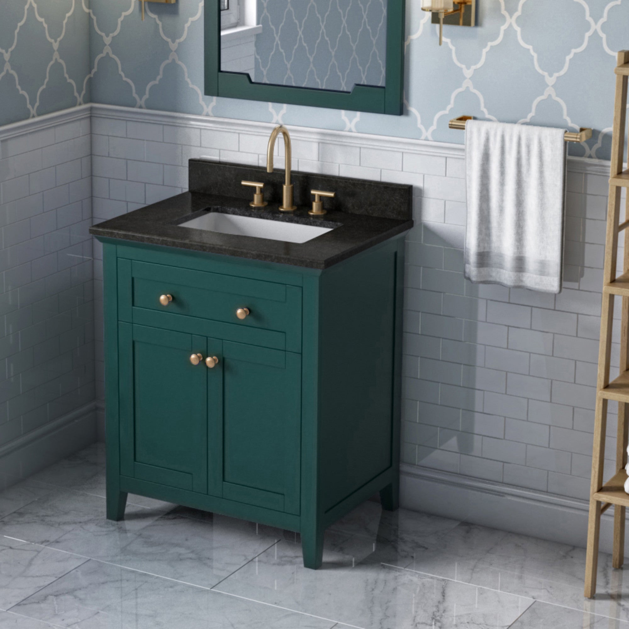 30" Chatham Vanity – Forest Green