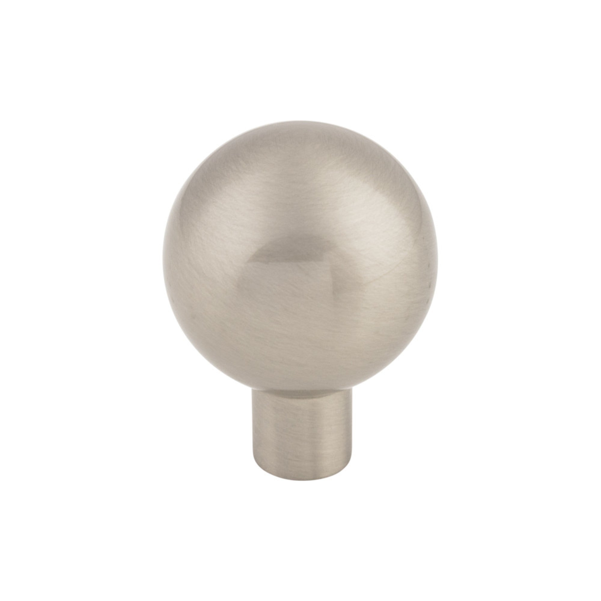 Brookline 1 1/8" Diameter Round Knob - Brushed Satin Nickel