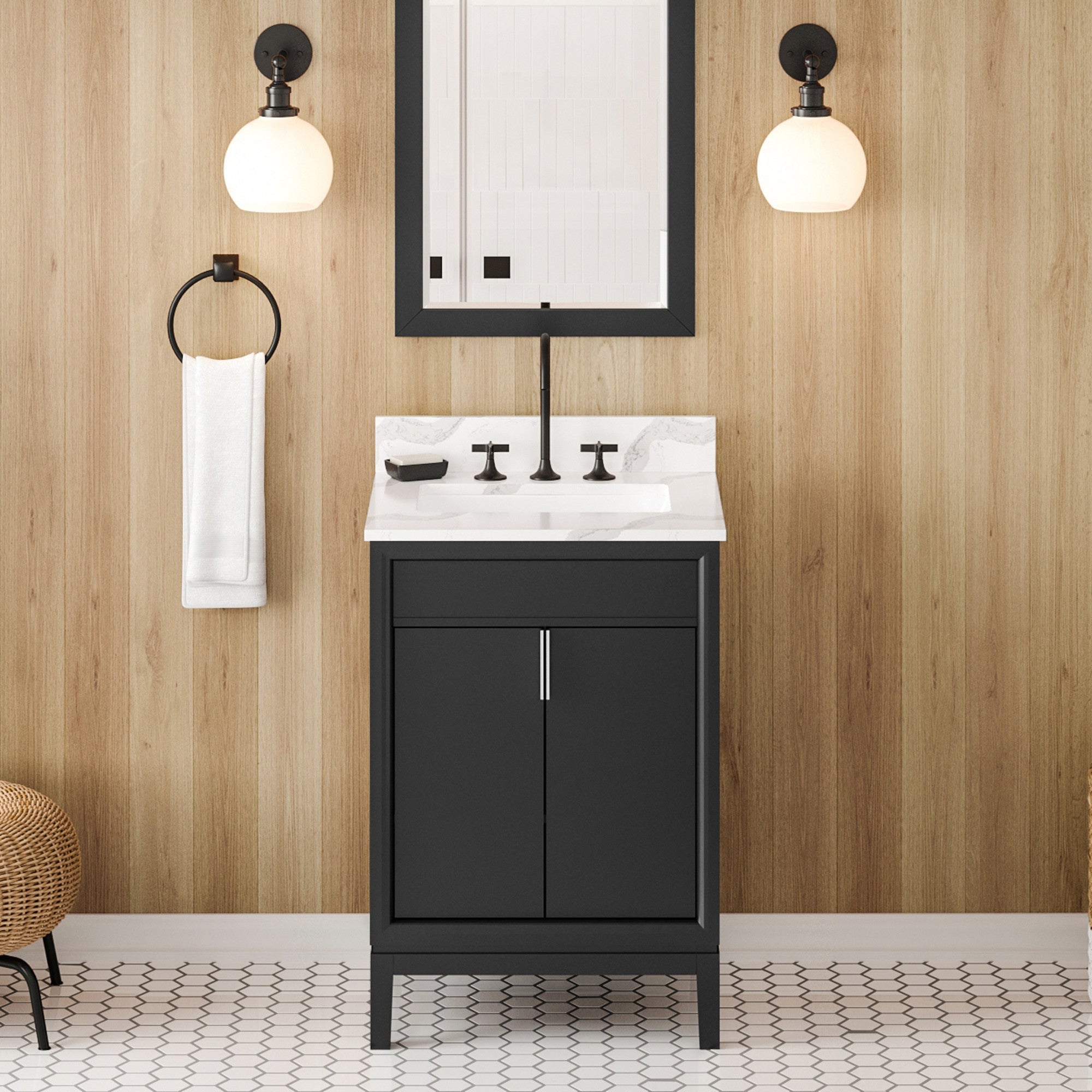 24" Theodora Vanity – Black