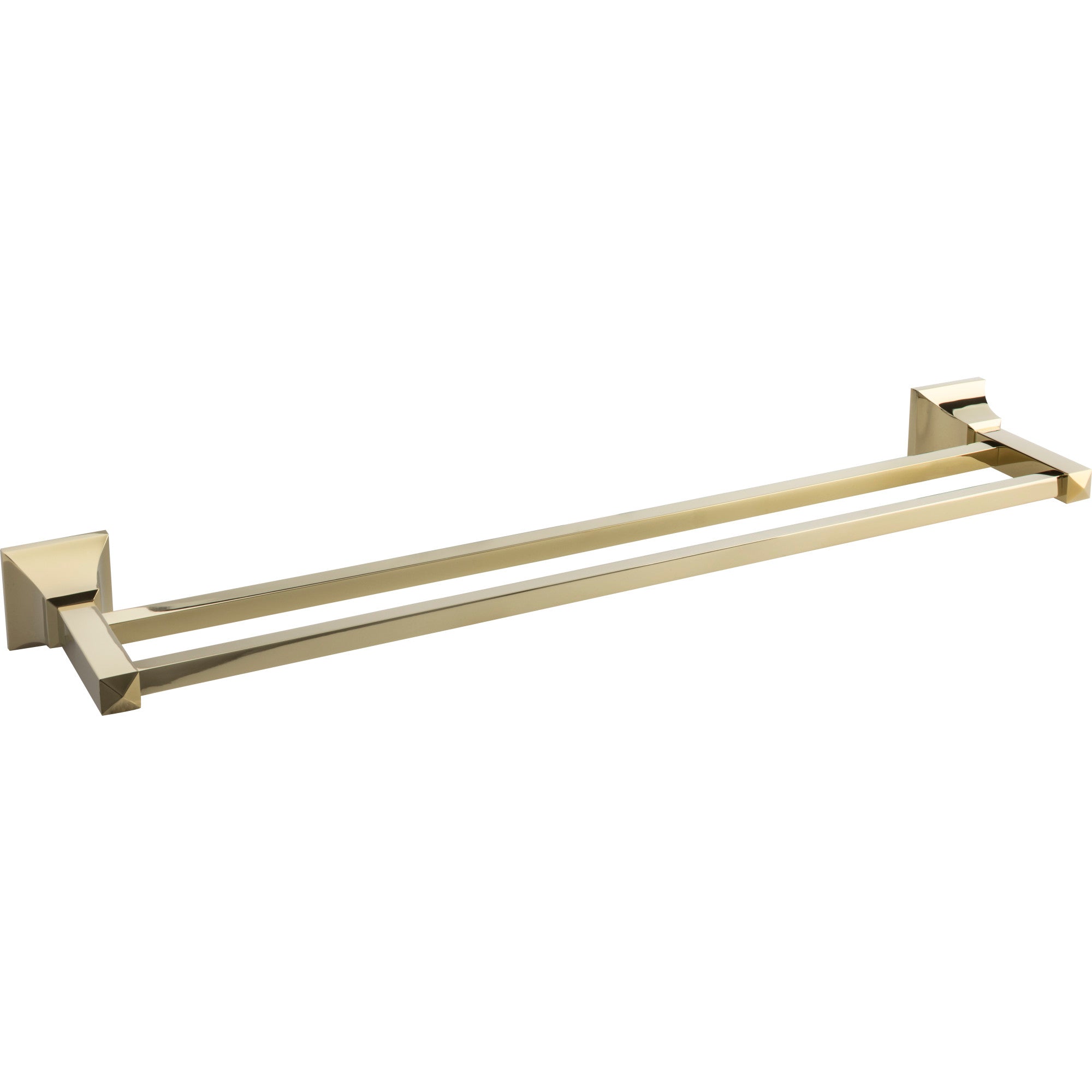Gratitude Double 23 1/2" Wall Mounted  Towel Bar - French Gold