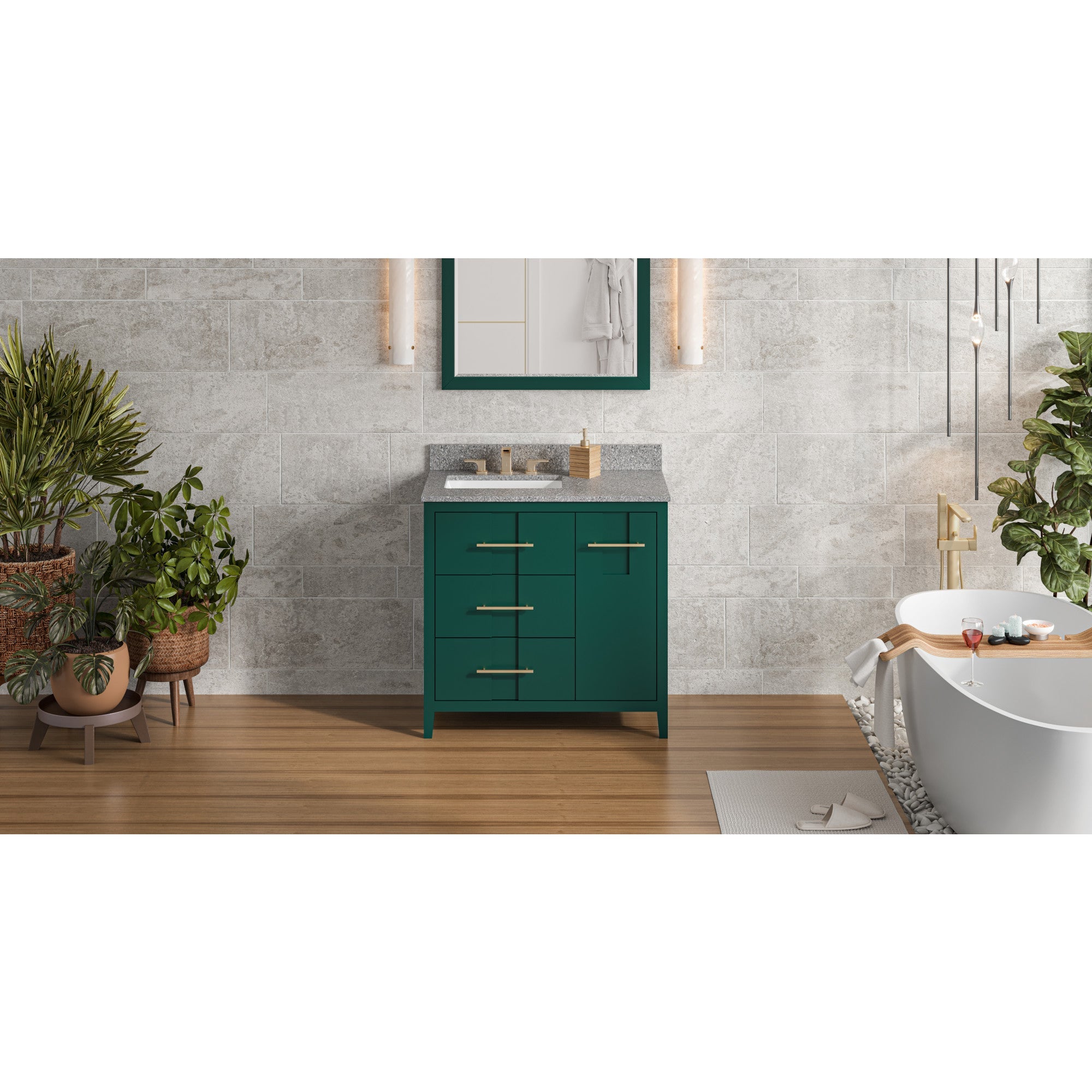 36" Katara Vanity – Left Offset