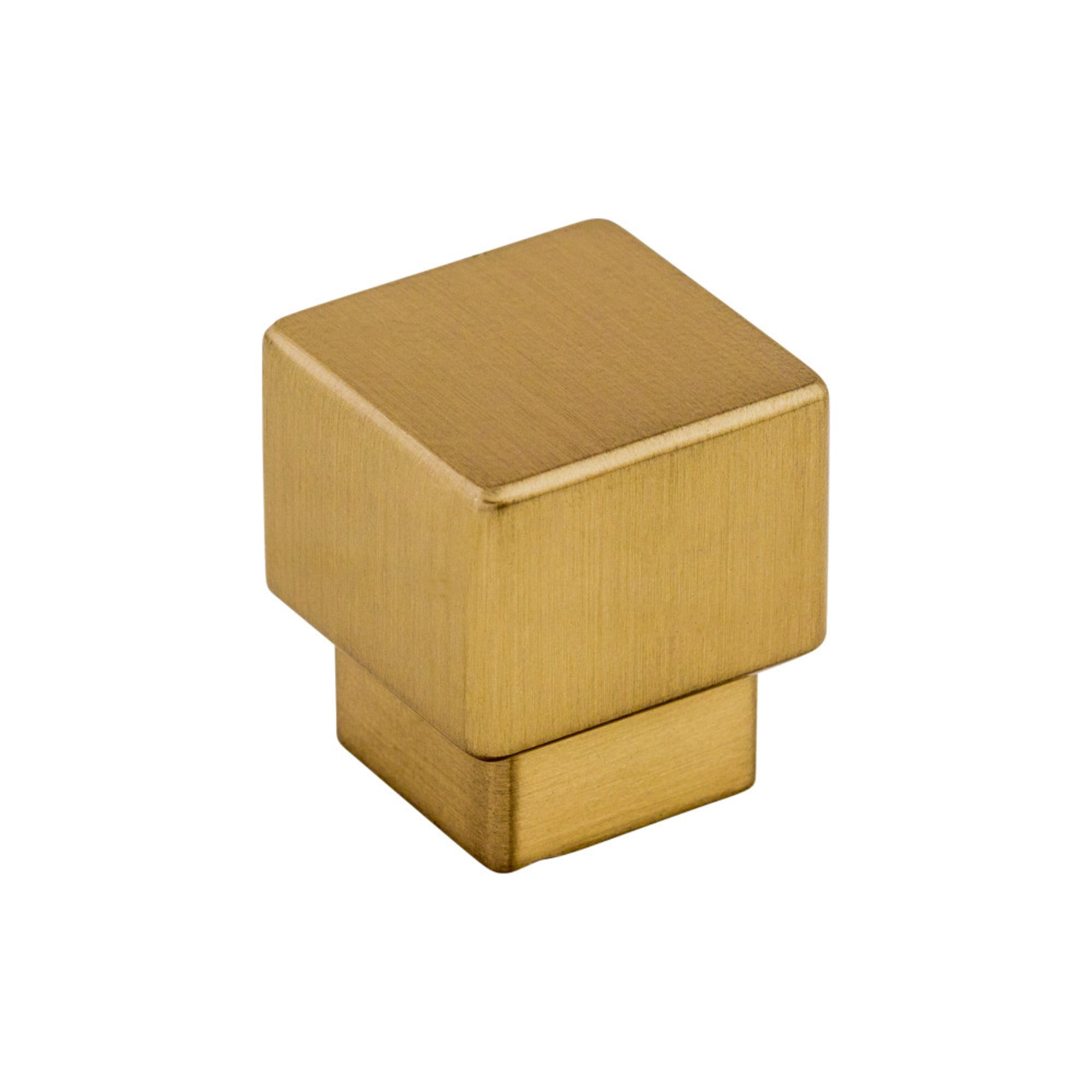 Tapered 1" Length Square Knob - Honey Bronze