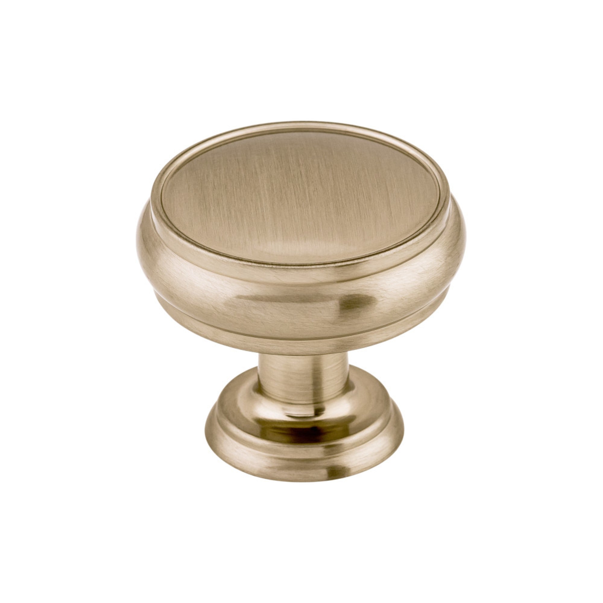 Eden Round Knob - Brushed Satin Nickel