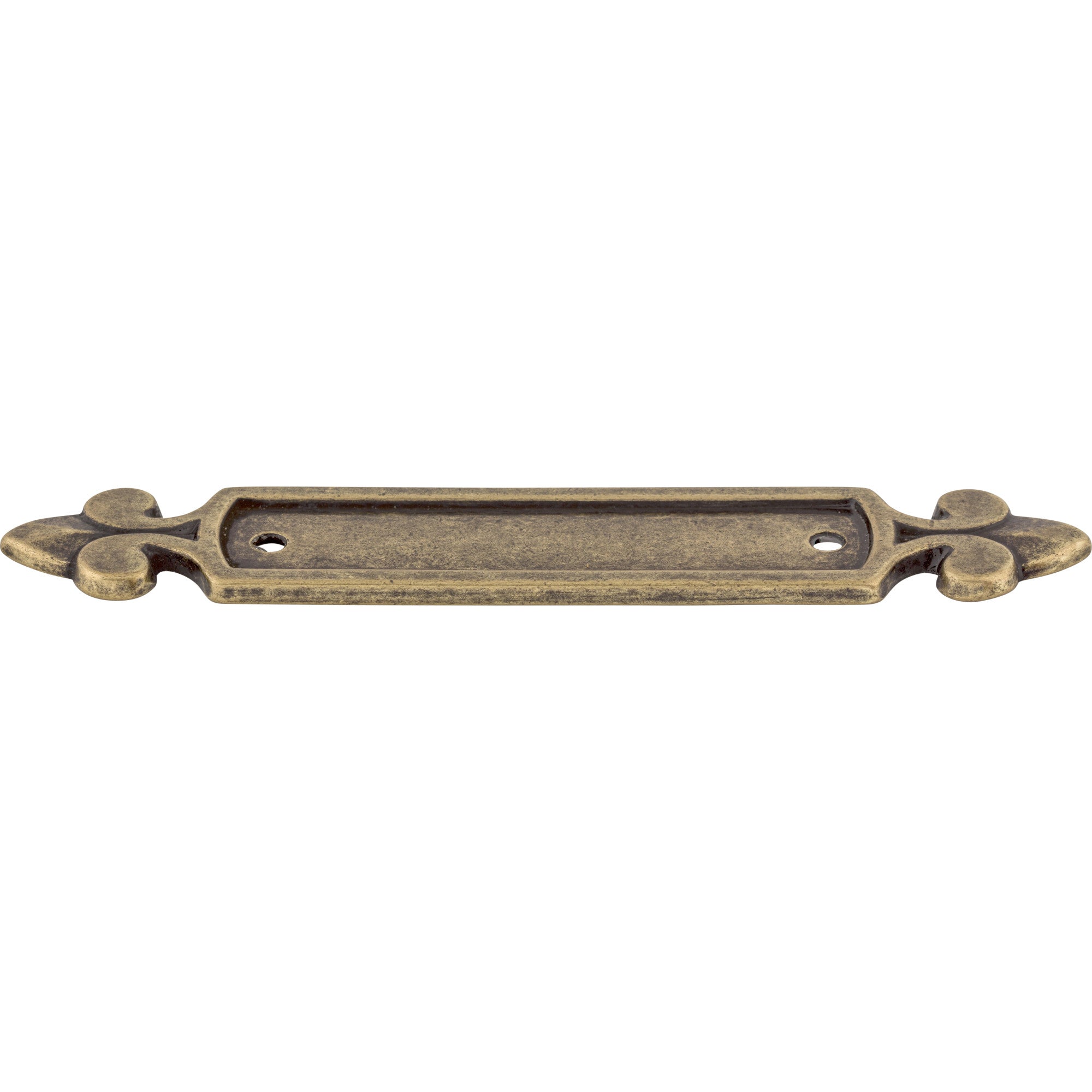 Dover Backplate 2 1/2" Center to Center Pull Backplate - German Bronze