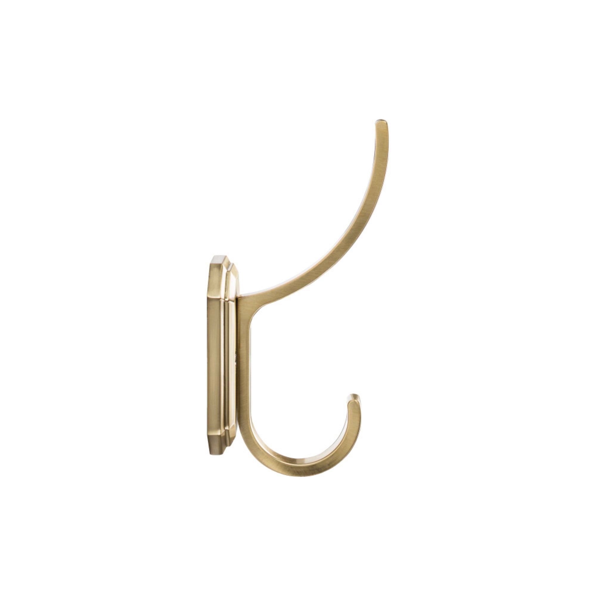Emerald 6 1/4" Wall Hooks - Honey Bronze