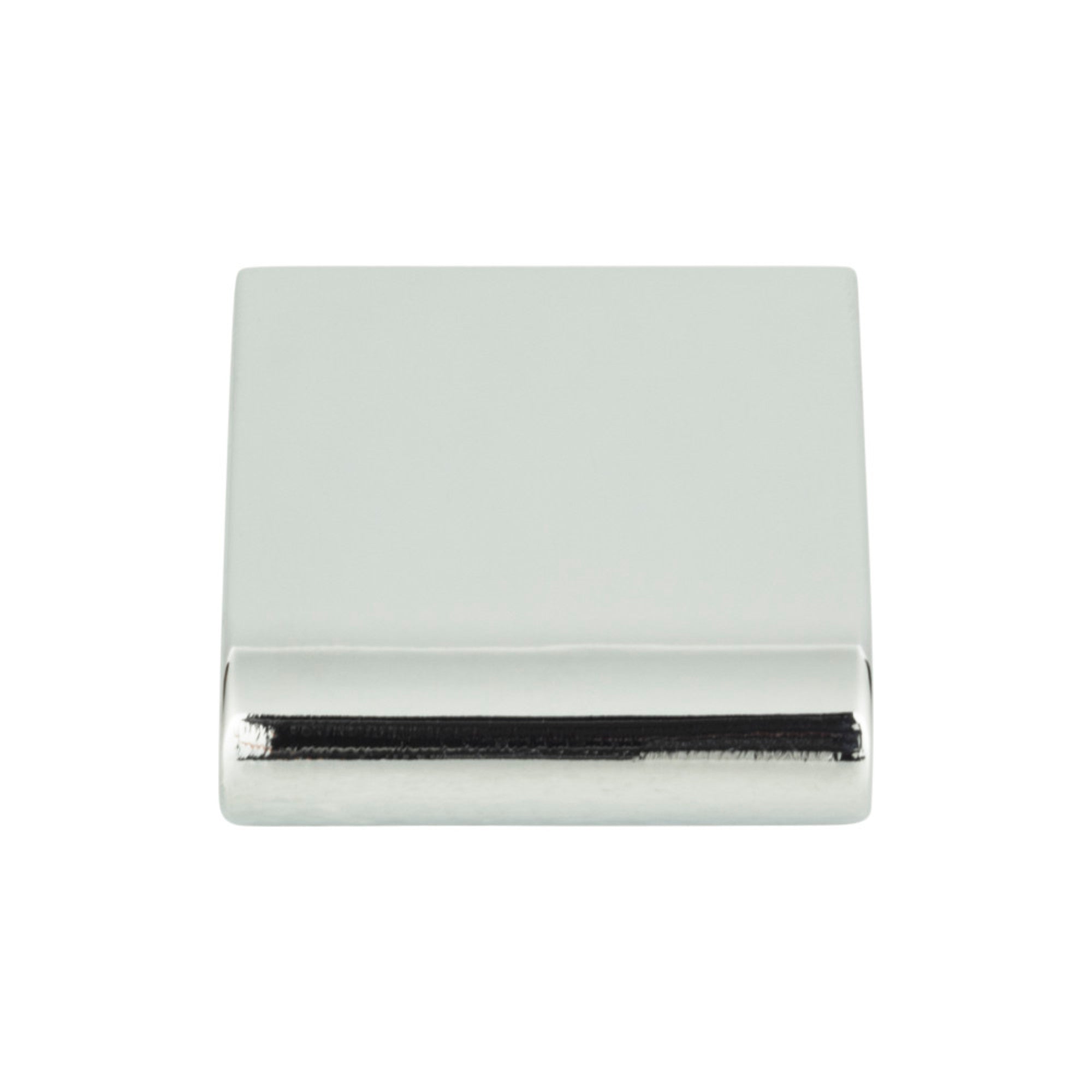 Round Rail Round Knob - Polished Chrome