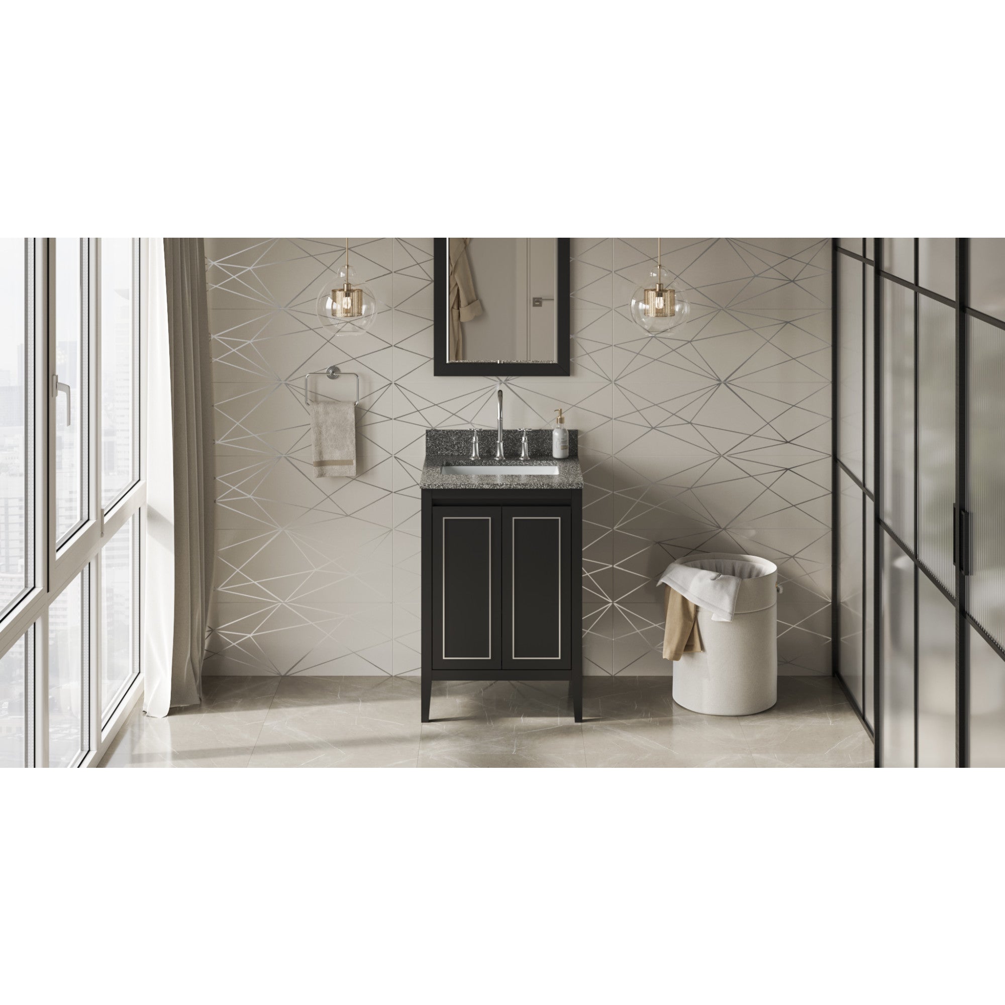 24" Percival Vanity – Black