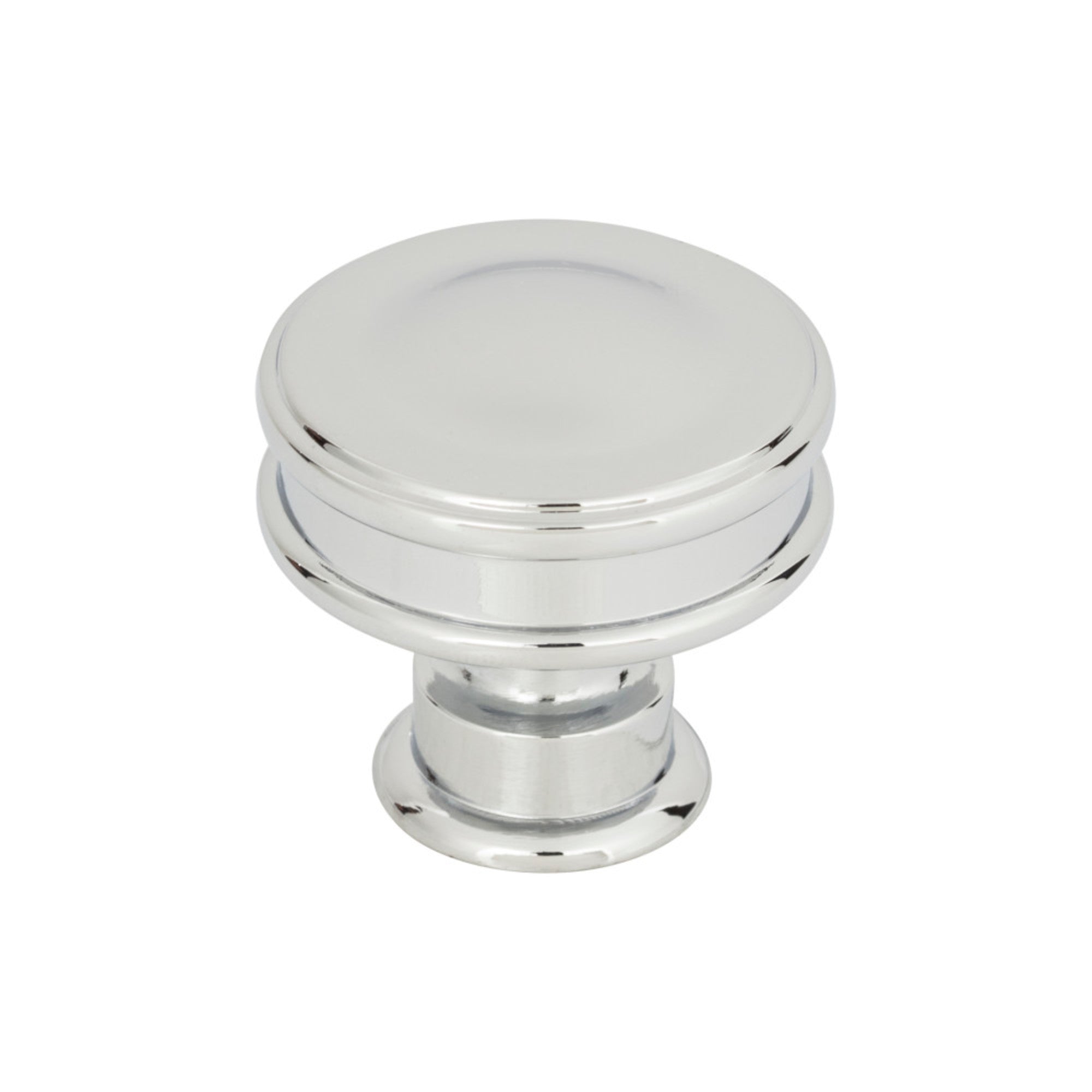 Oskar Round Knob - Polished Chrome