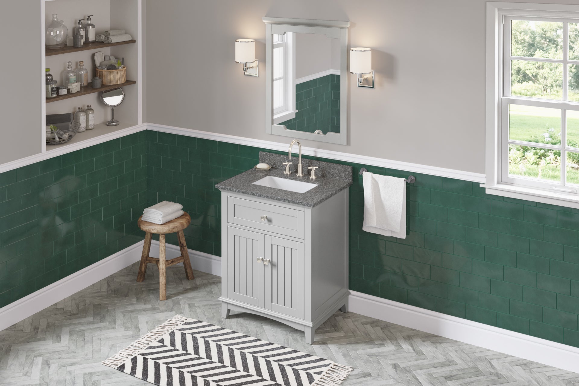 30" Savino Vanity – Grey