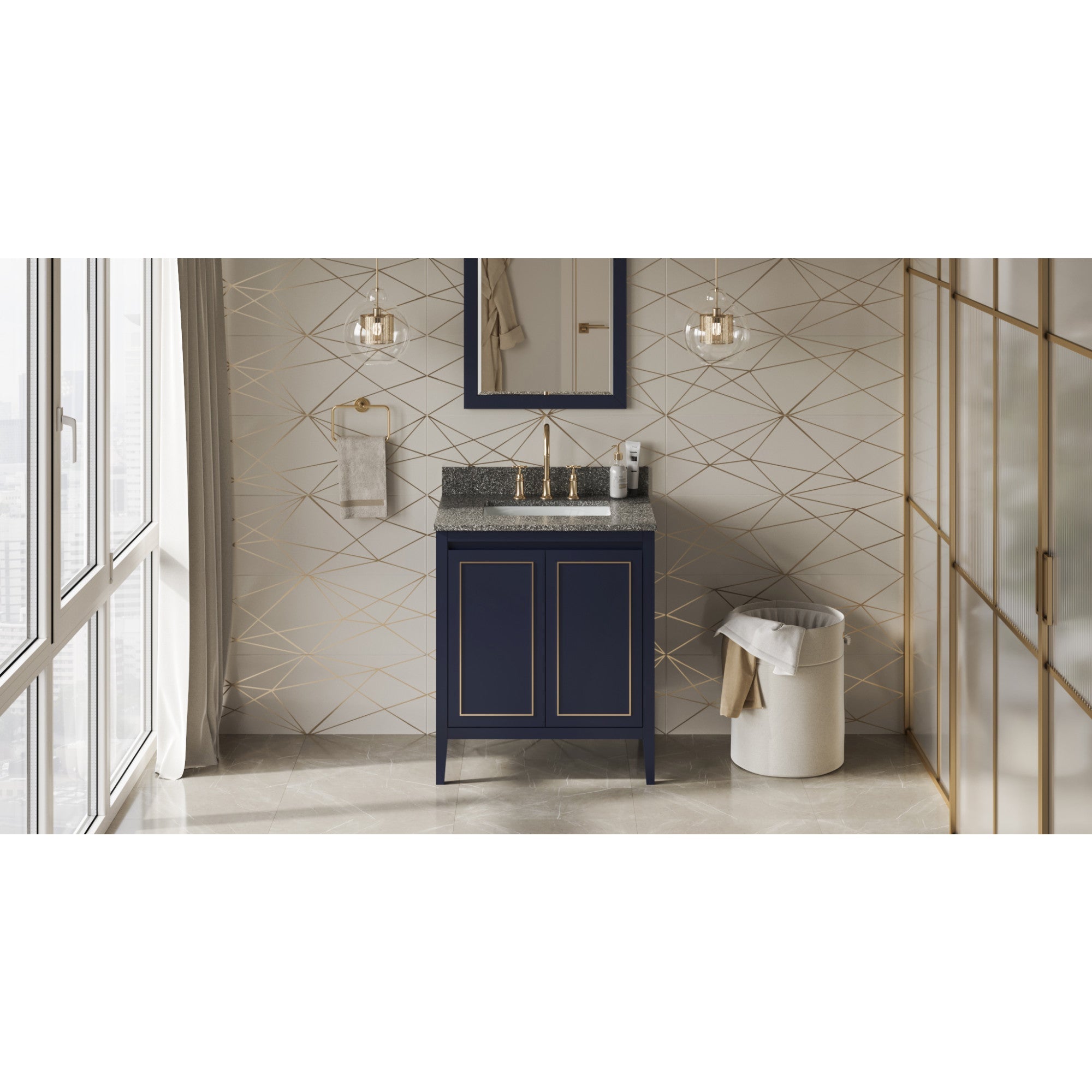 30" Percival Vanity – Hale Blue