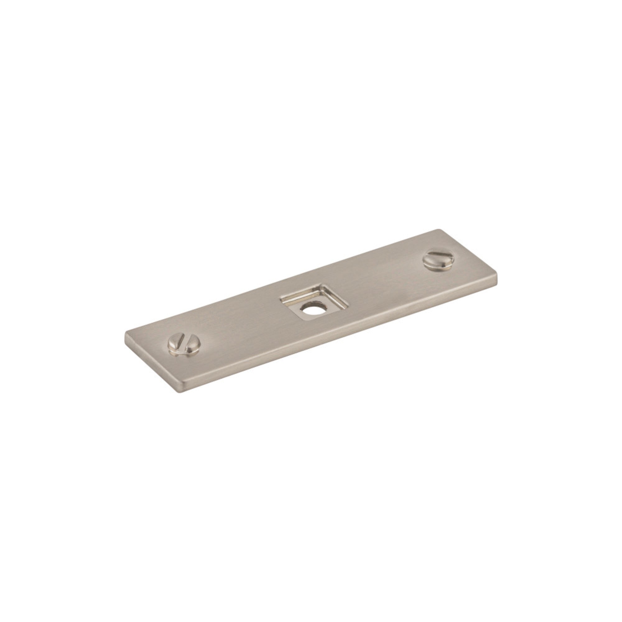 Channing Knob Backplate - Brushed Satin Nickel
