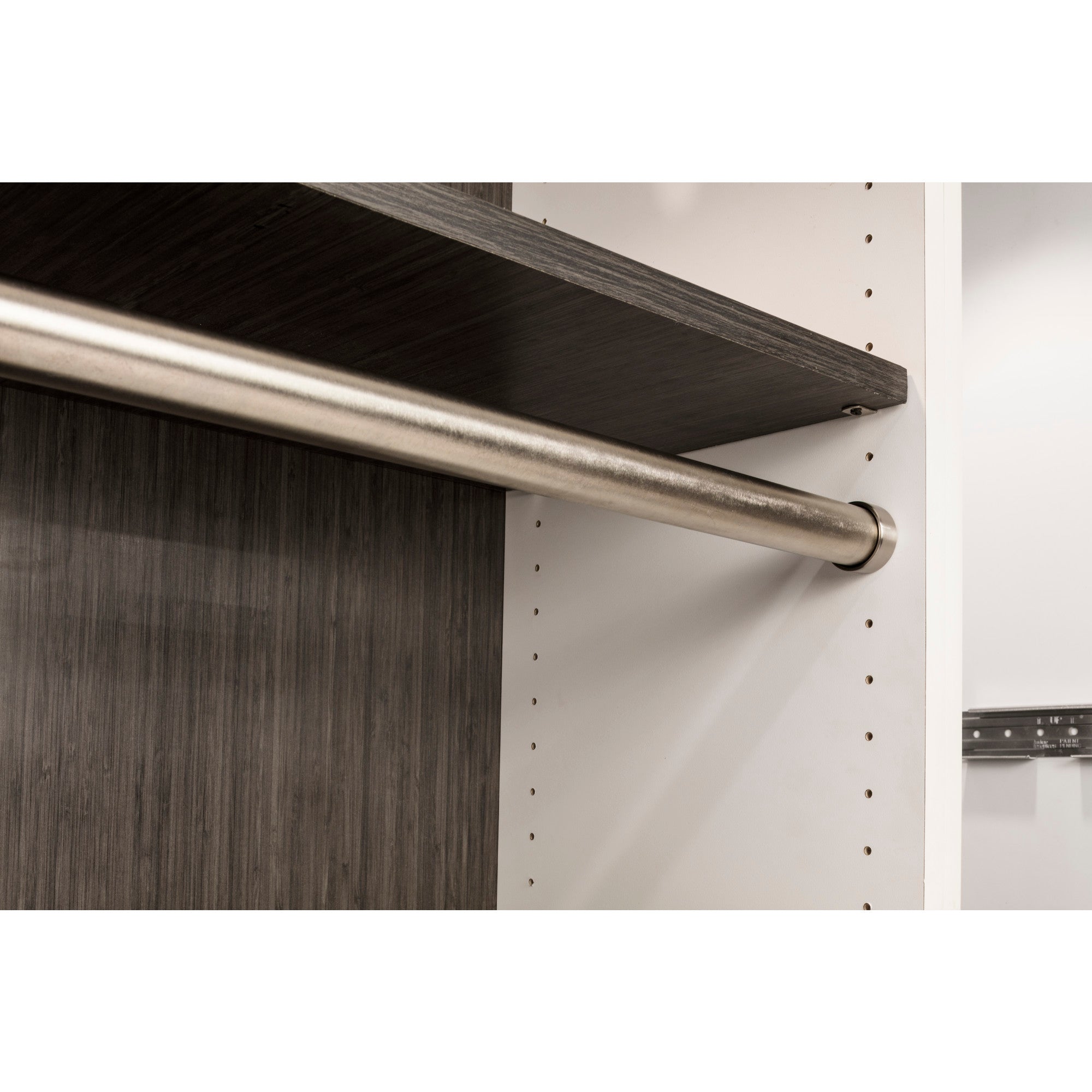 6 Satin Nickel 1-5/16"x92" Round Steel Closet Rods
