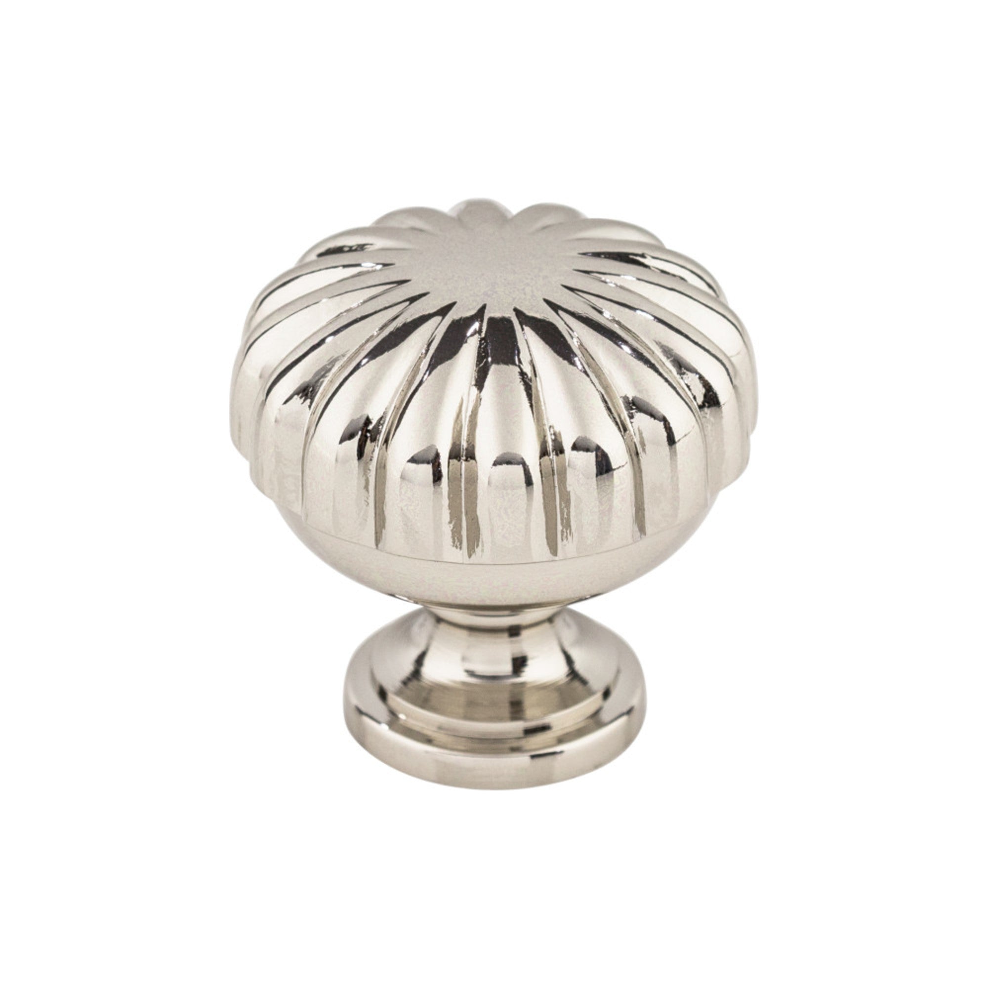 Melon 1 1/4" Diameter Round Knob - Polished Nickel