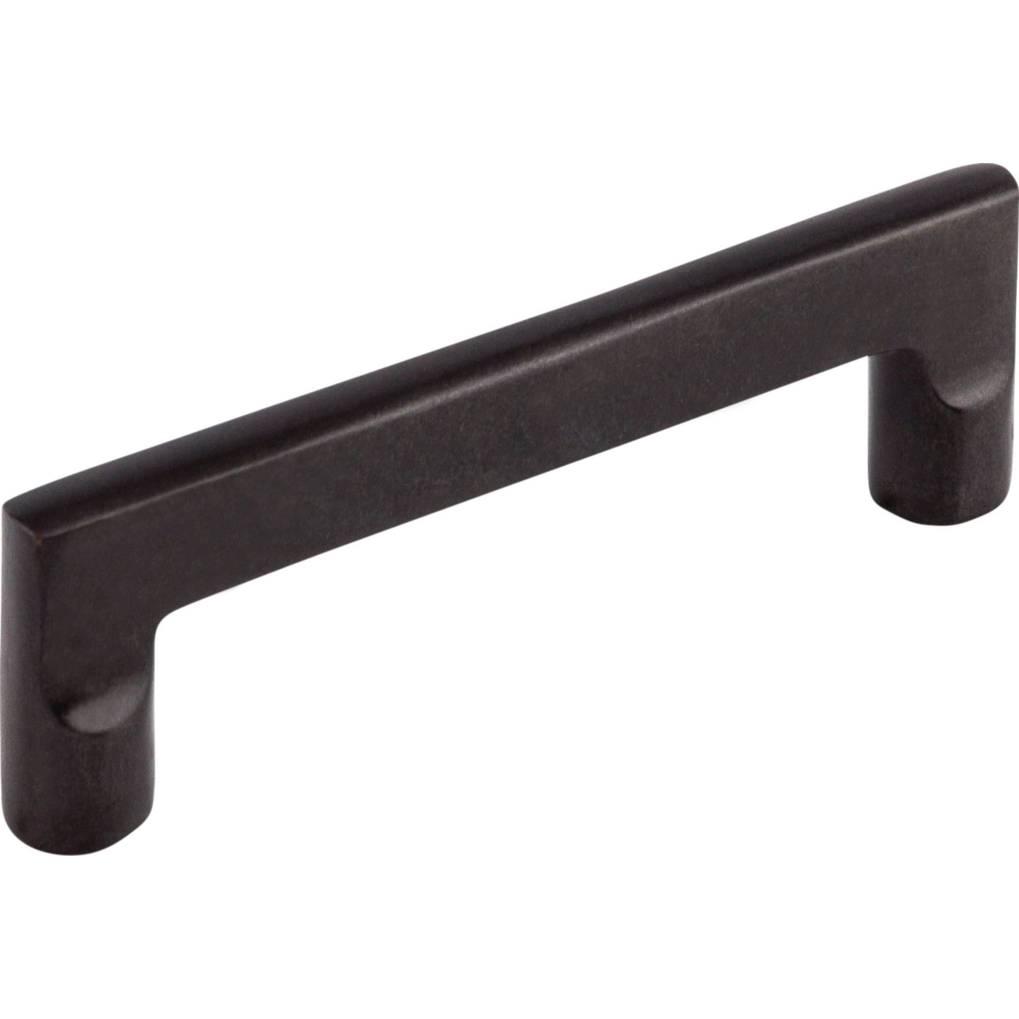 Aspen Flat Sided 4" Center to Center Bar Pull - Medium Bronze
