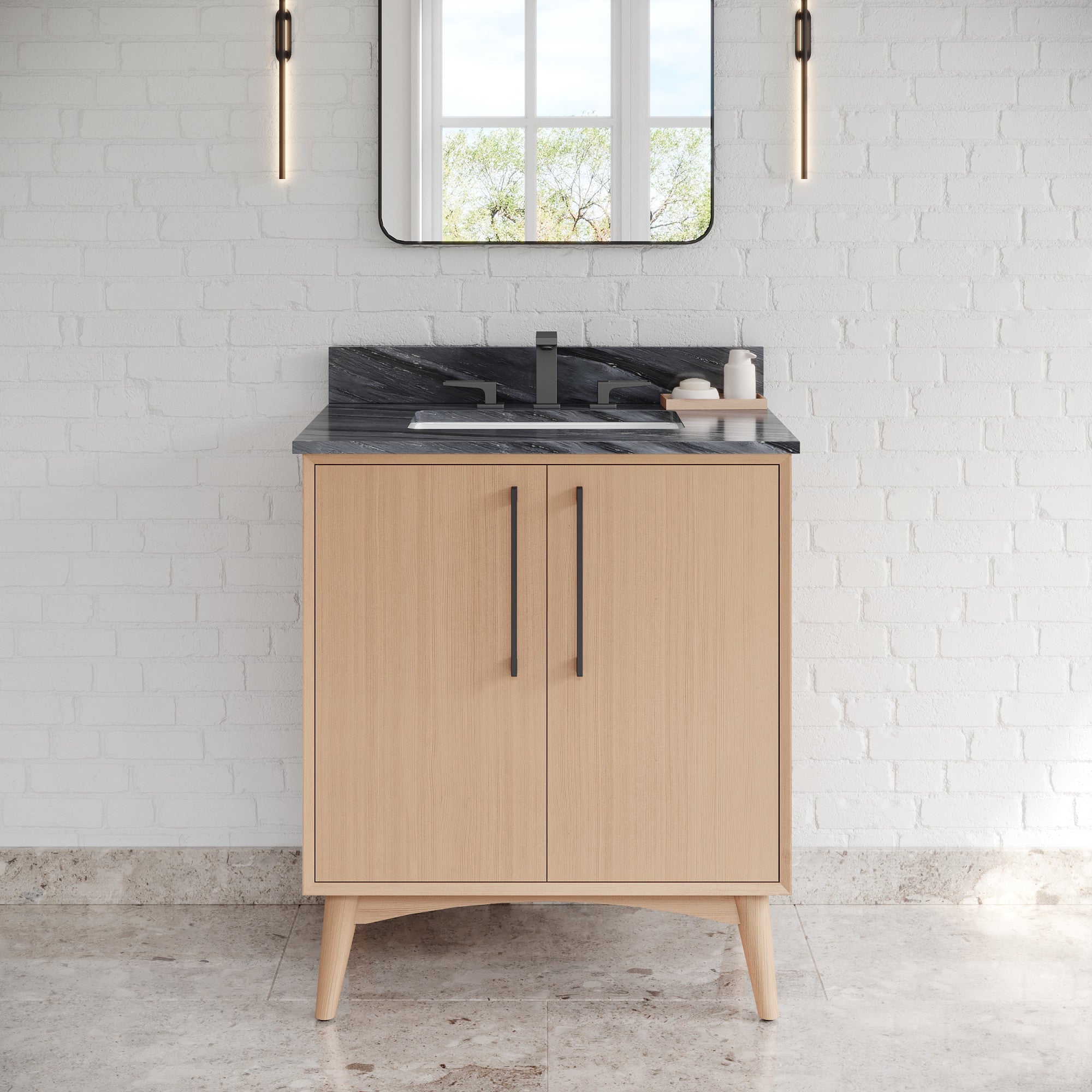 30" Dashwood Vanity – Natural Oak