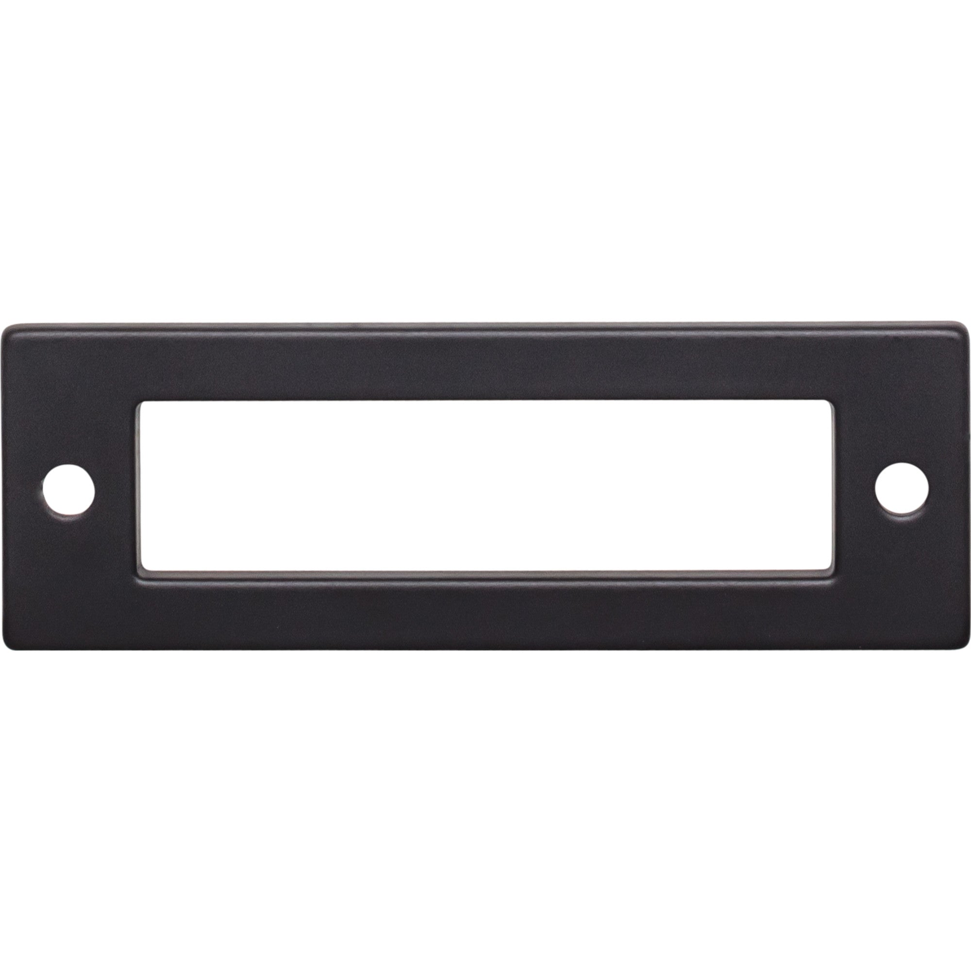 Hollin 3" Center to Center Pull Backplate - Flat Black