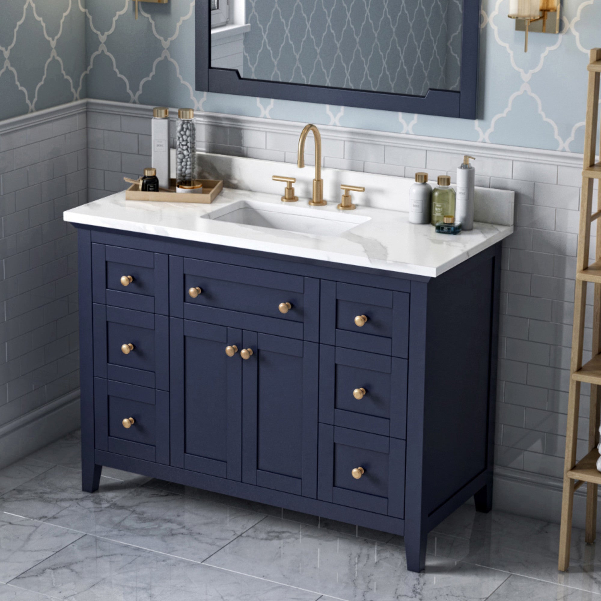 48" Chatham Vanity – Hale Blue