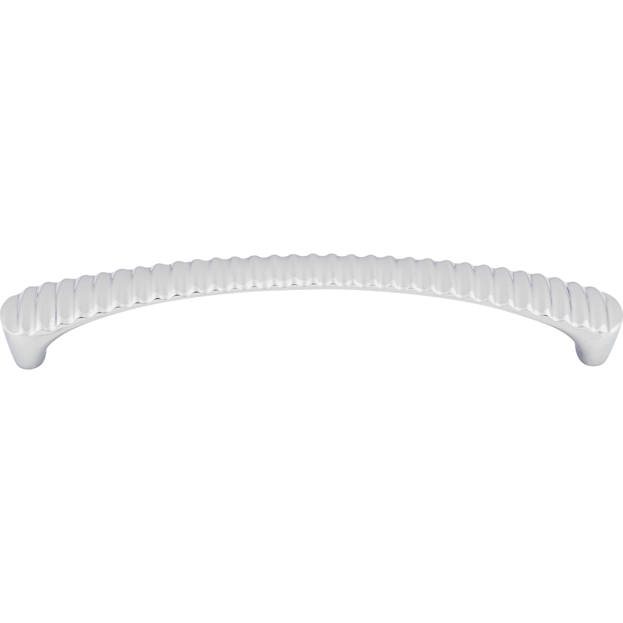 Grooved 6 5/16" Center to Center Bar Pull - Polished Chrome