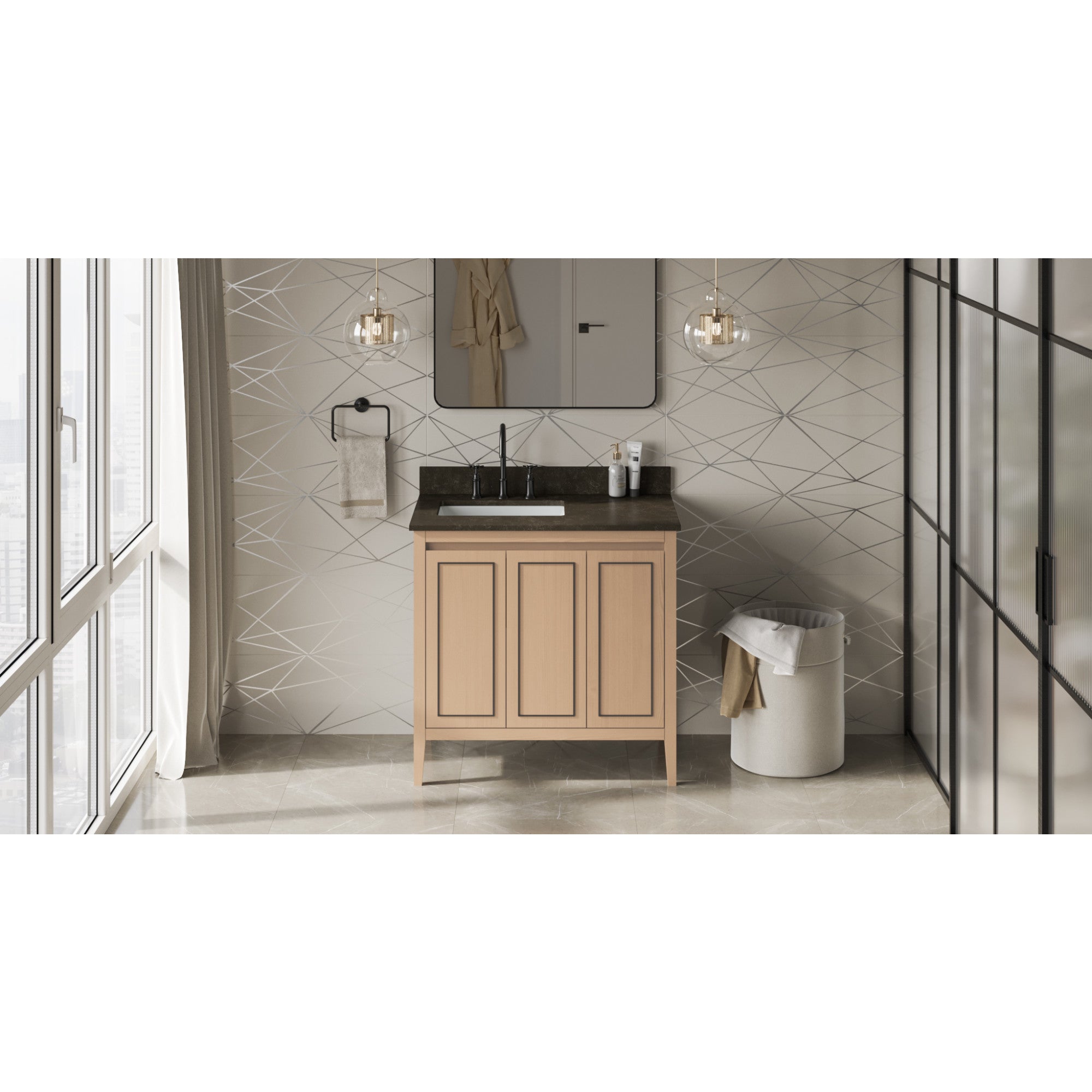 36" Percival Vanity – Natural Oak