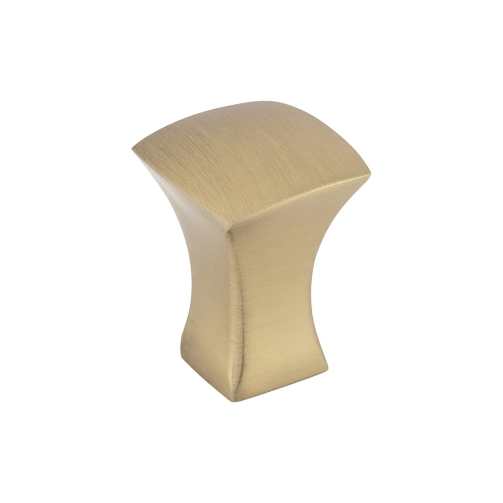 Glacier Square Knob - Honey Bronze