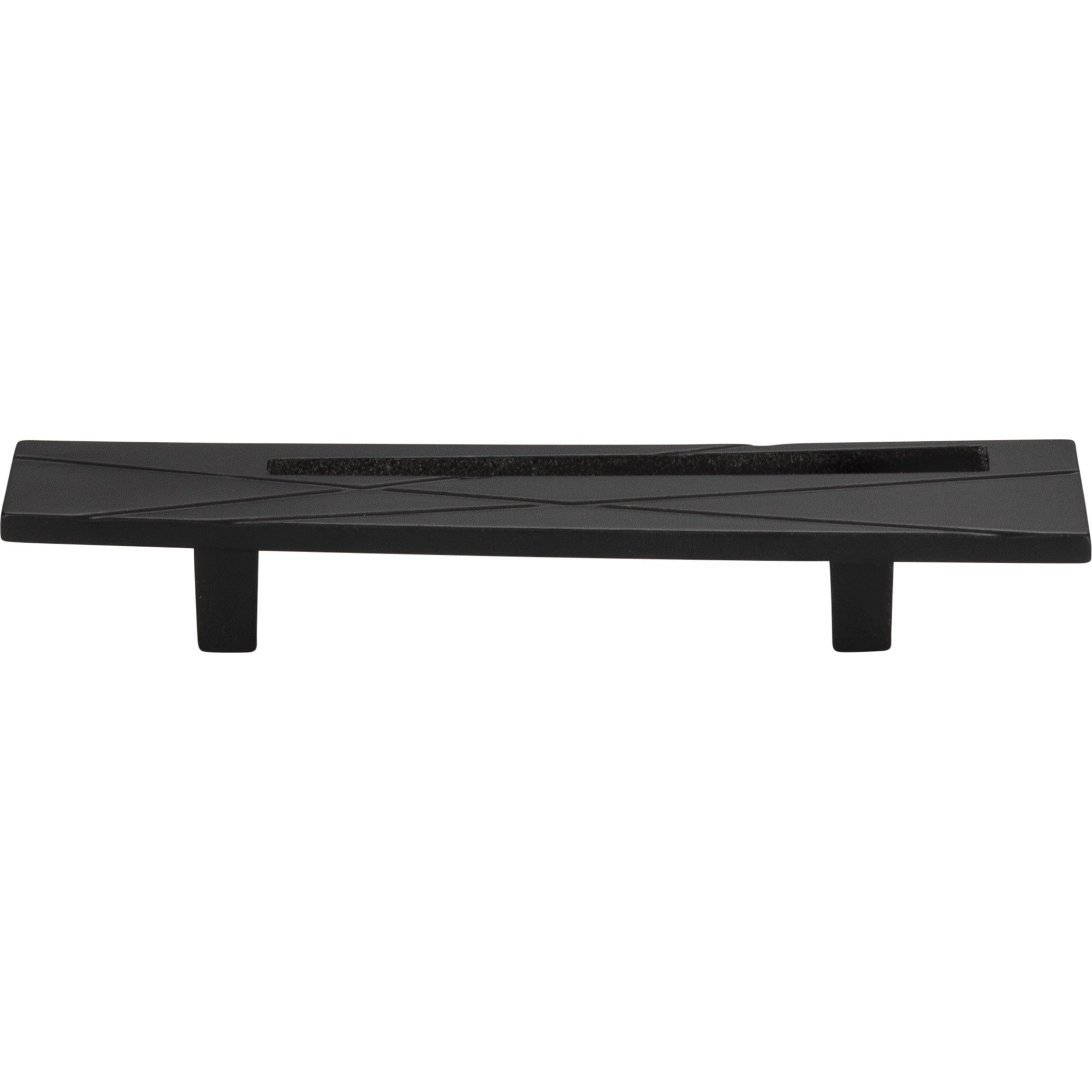 Modernist Right Bar Pull - Matte Black