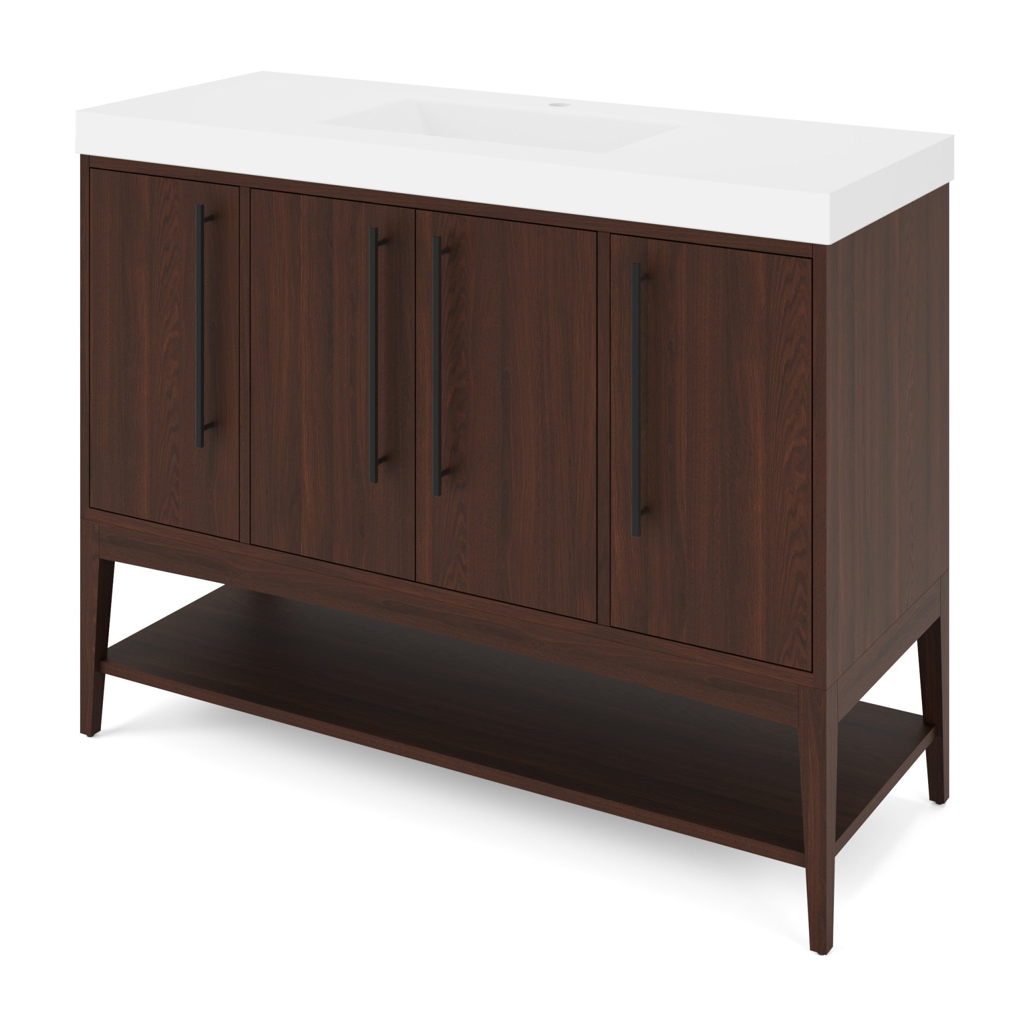 48" Tempest Vanity – Dark Walnut