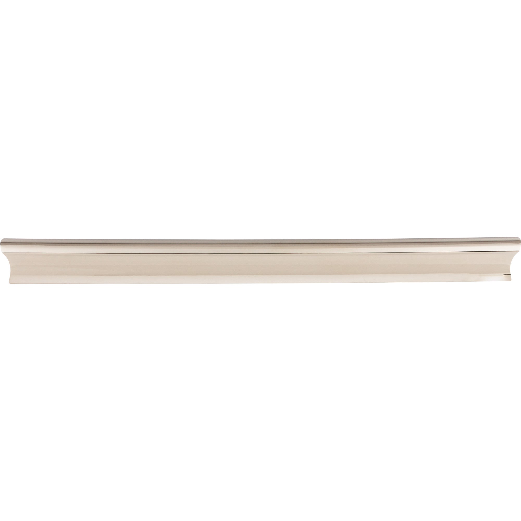 Glacier 9 15/16" Center to Center Finger Pull - Polished Nickel