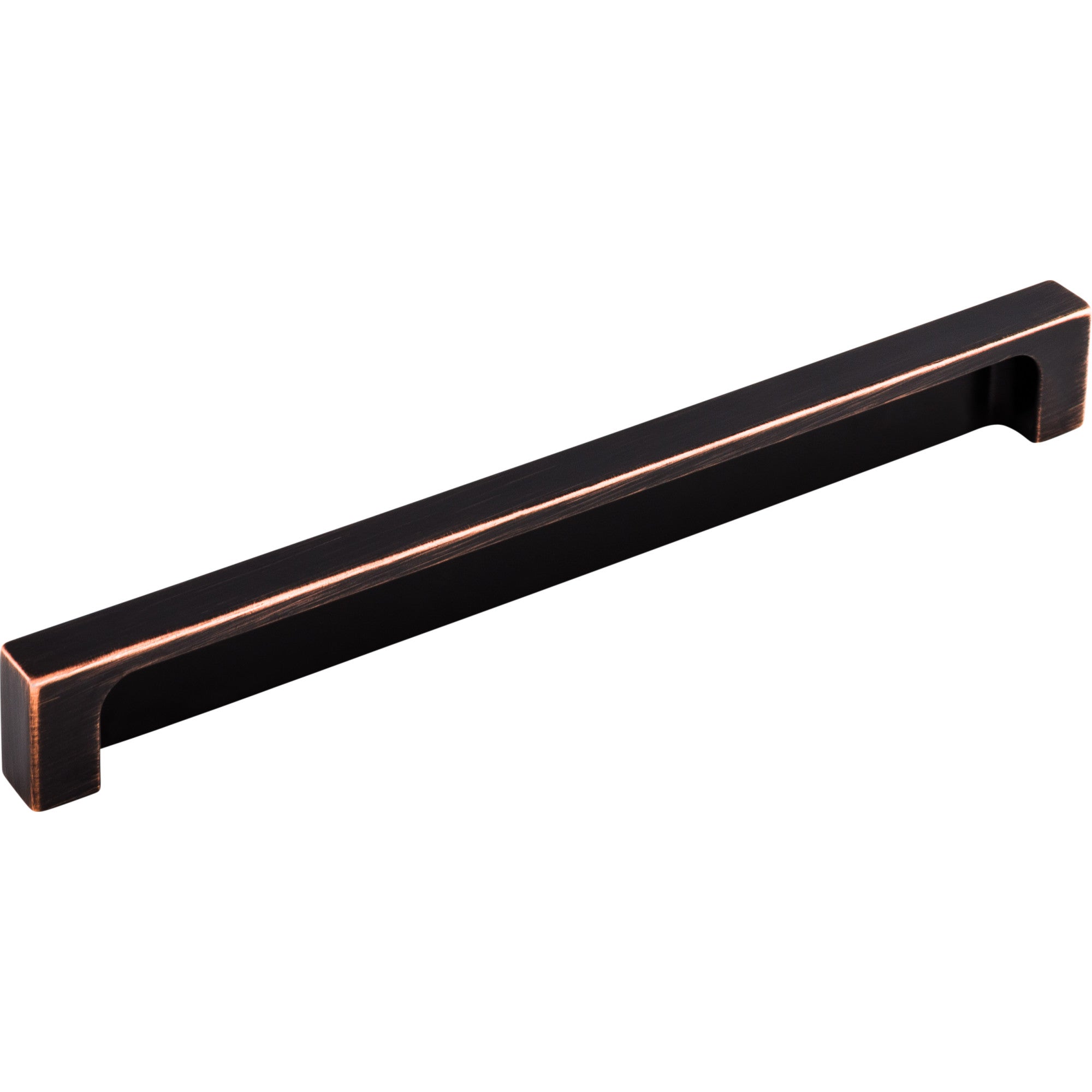Modern Metro 8" Center to Center Finger Pull - Tuscan Bronze