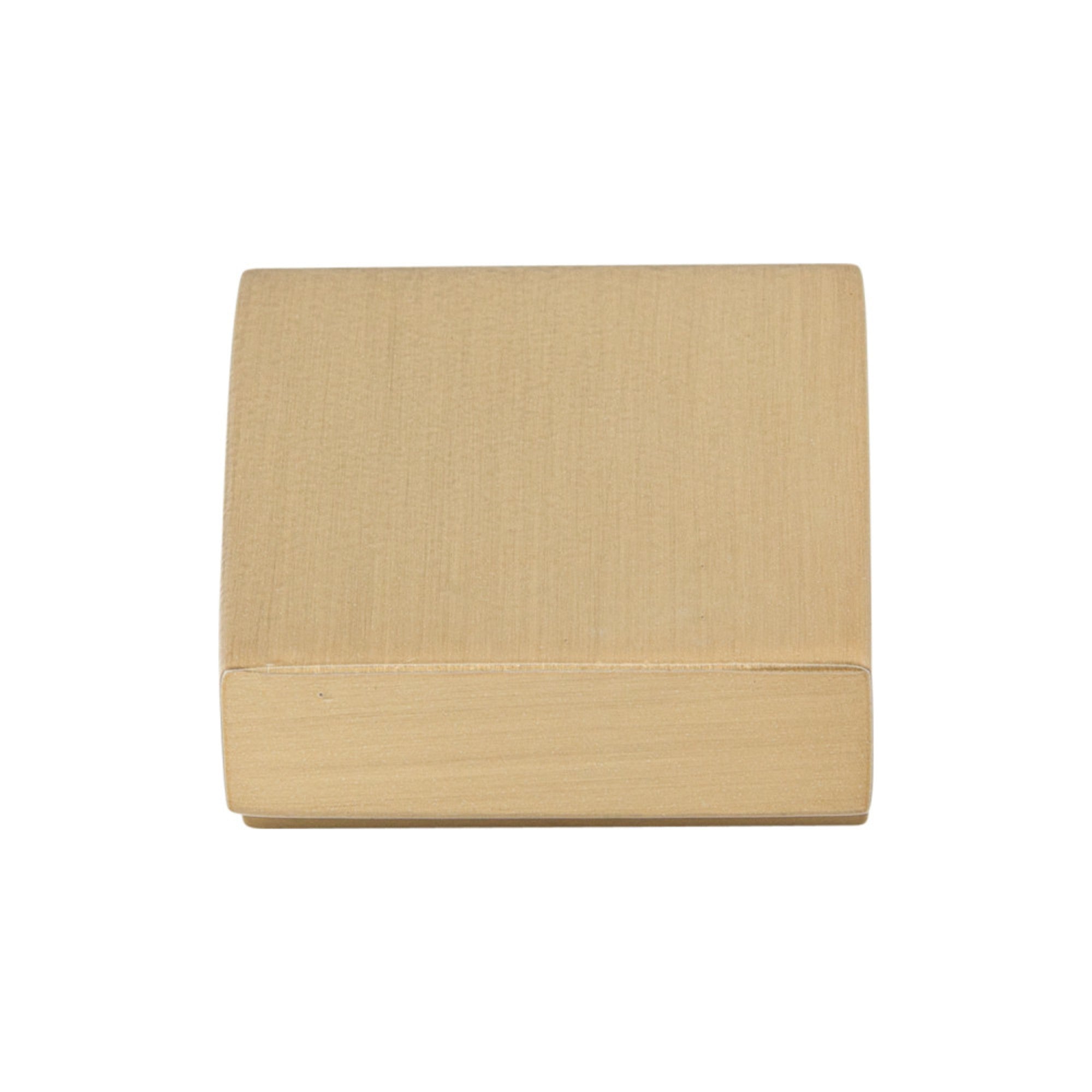 Square 1" Length Square Knob - Honey Bronze