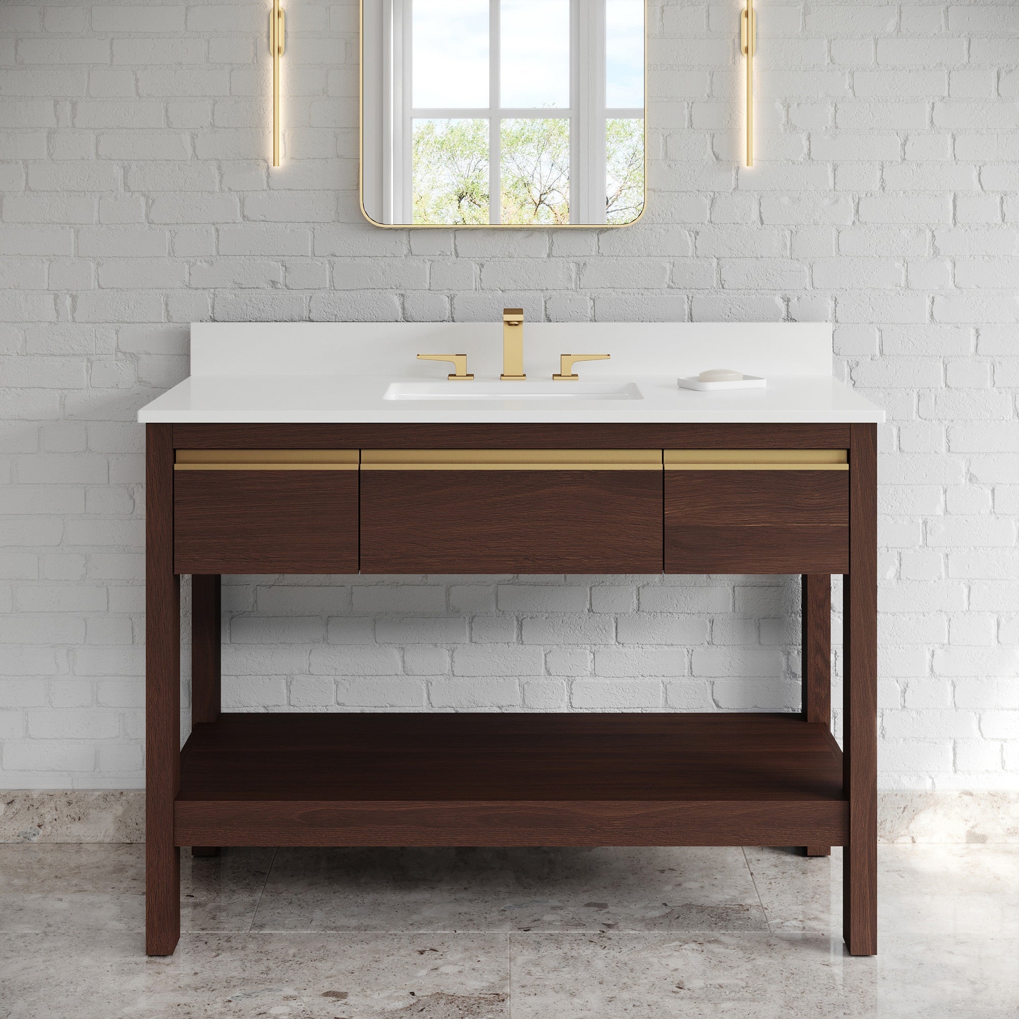 48" Jubilee Vanity – Dark Walnut