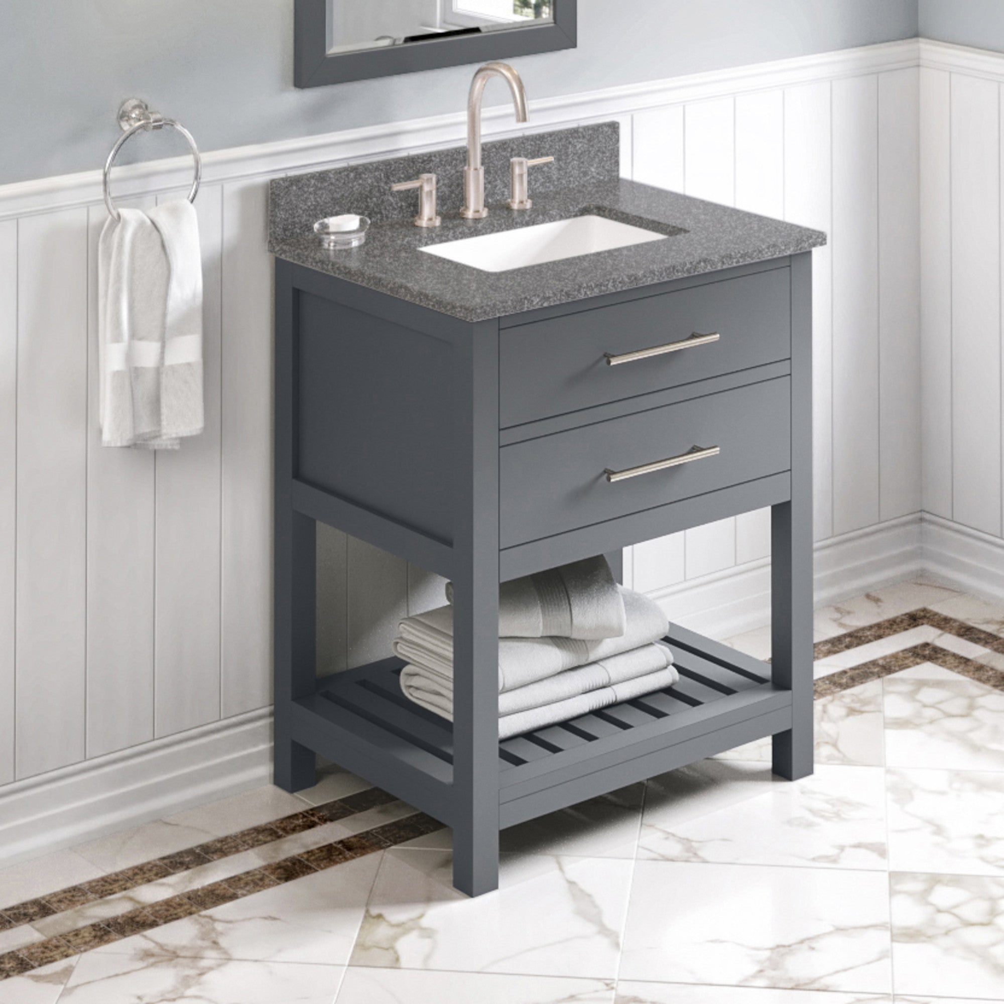 30" Wavecrest Vanity – Grey