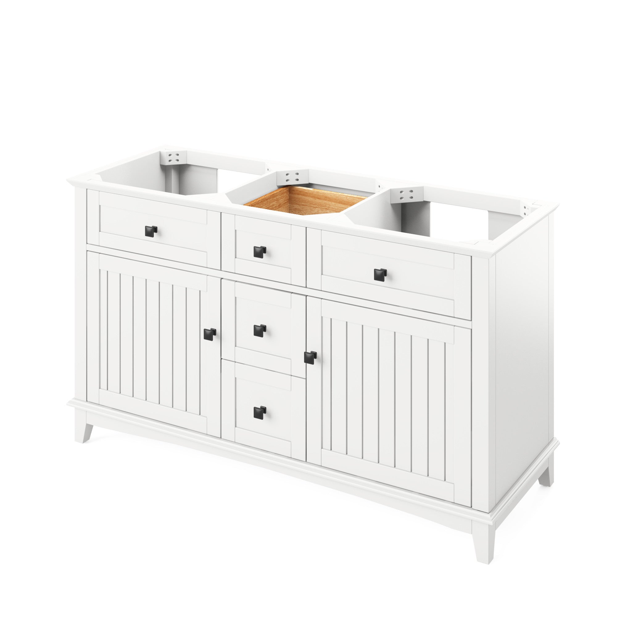 60" Savino Vanity – Double Bowl – White