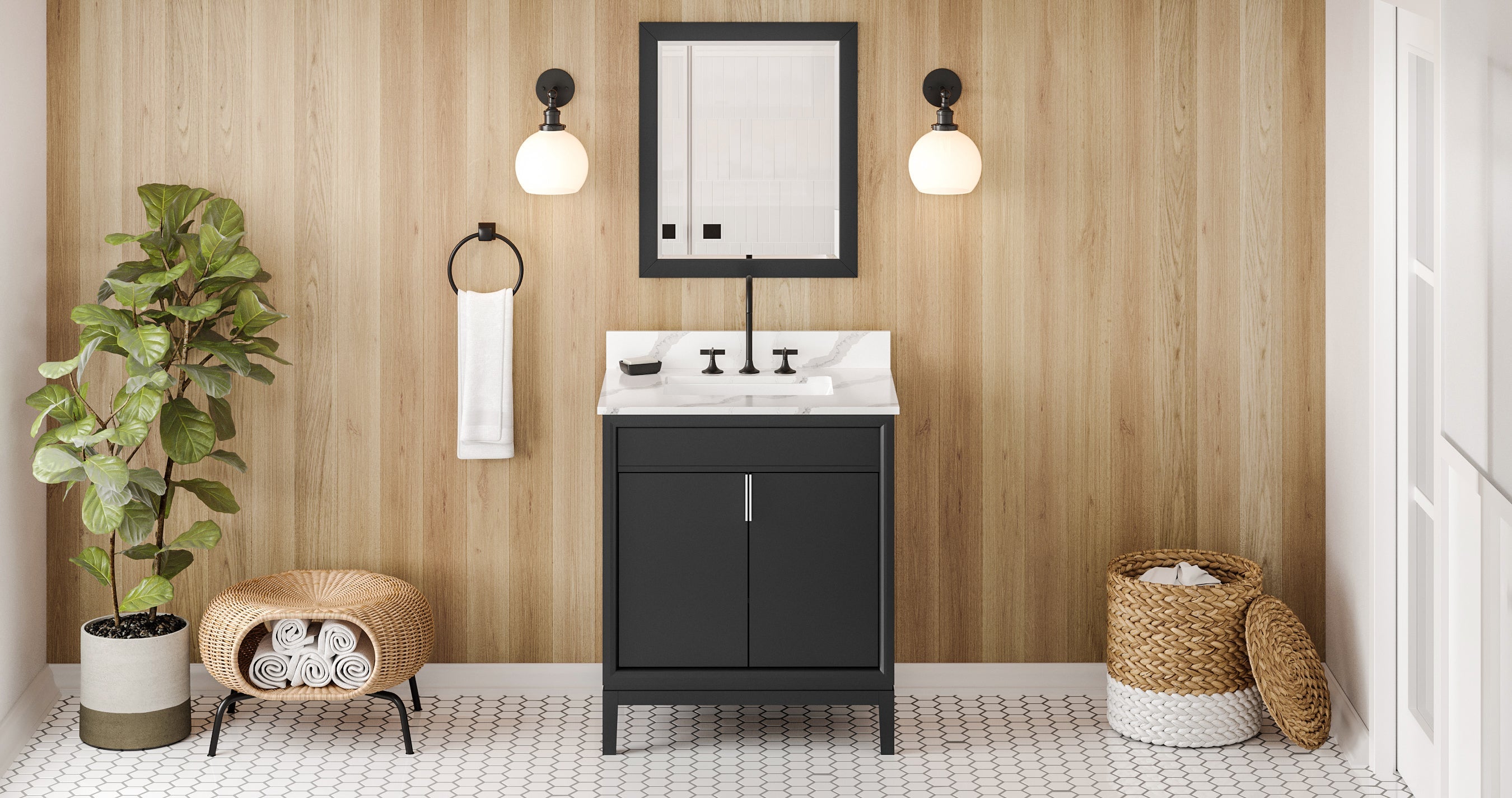 30" Theodora Vanity – Black