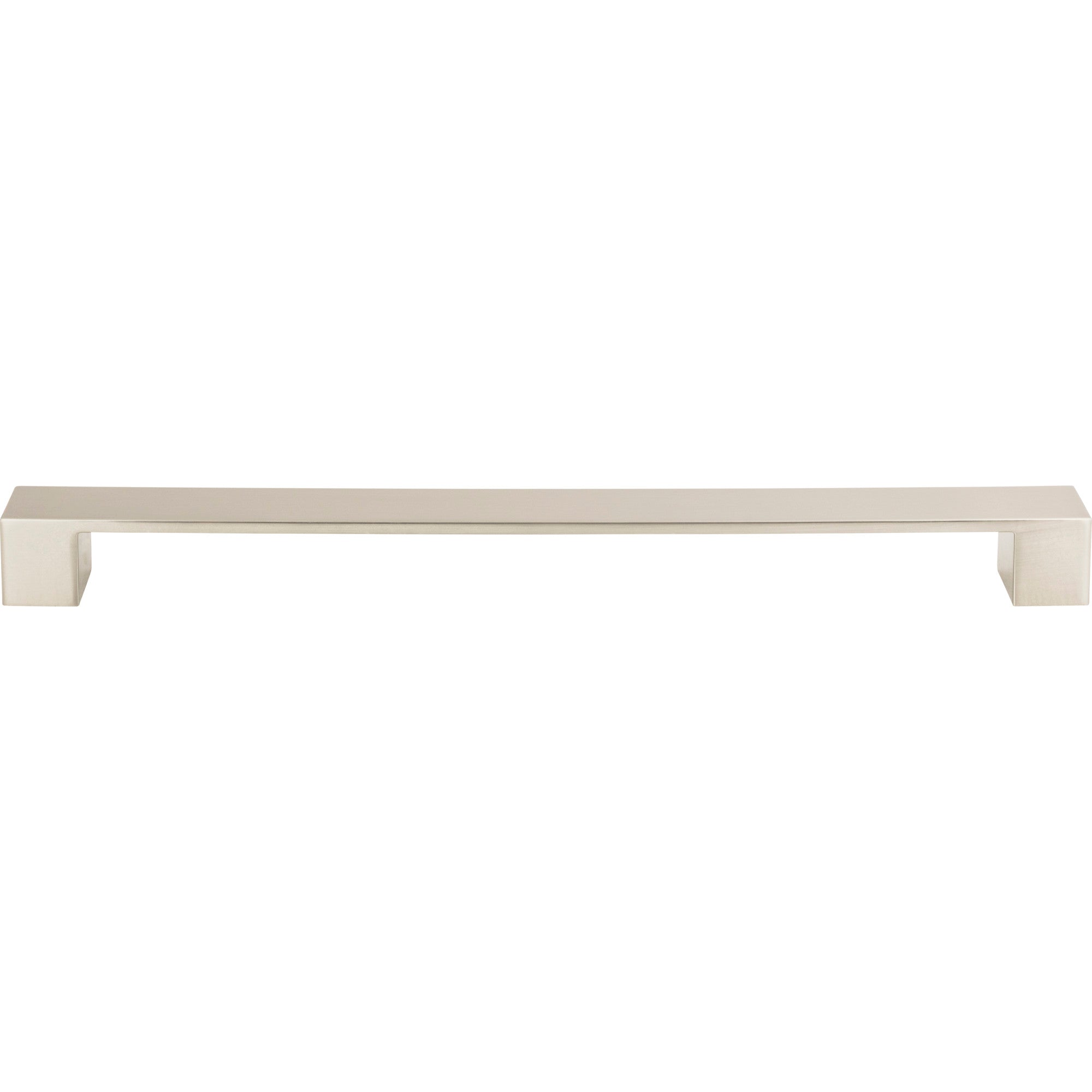 Wide Square Bar Pull - Brushed Nickel