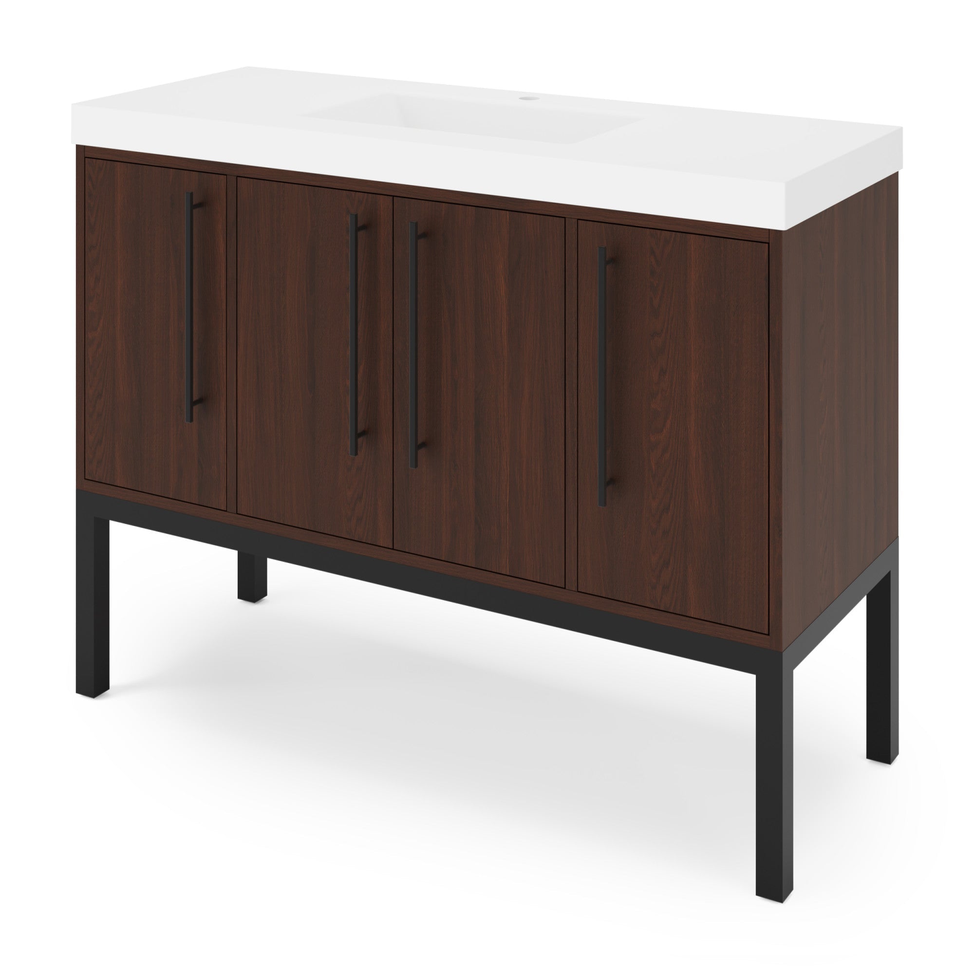 48" Tempest Vanity – Dark Walnut