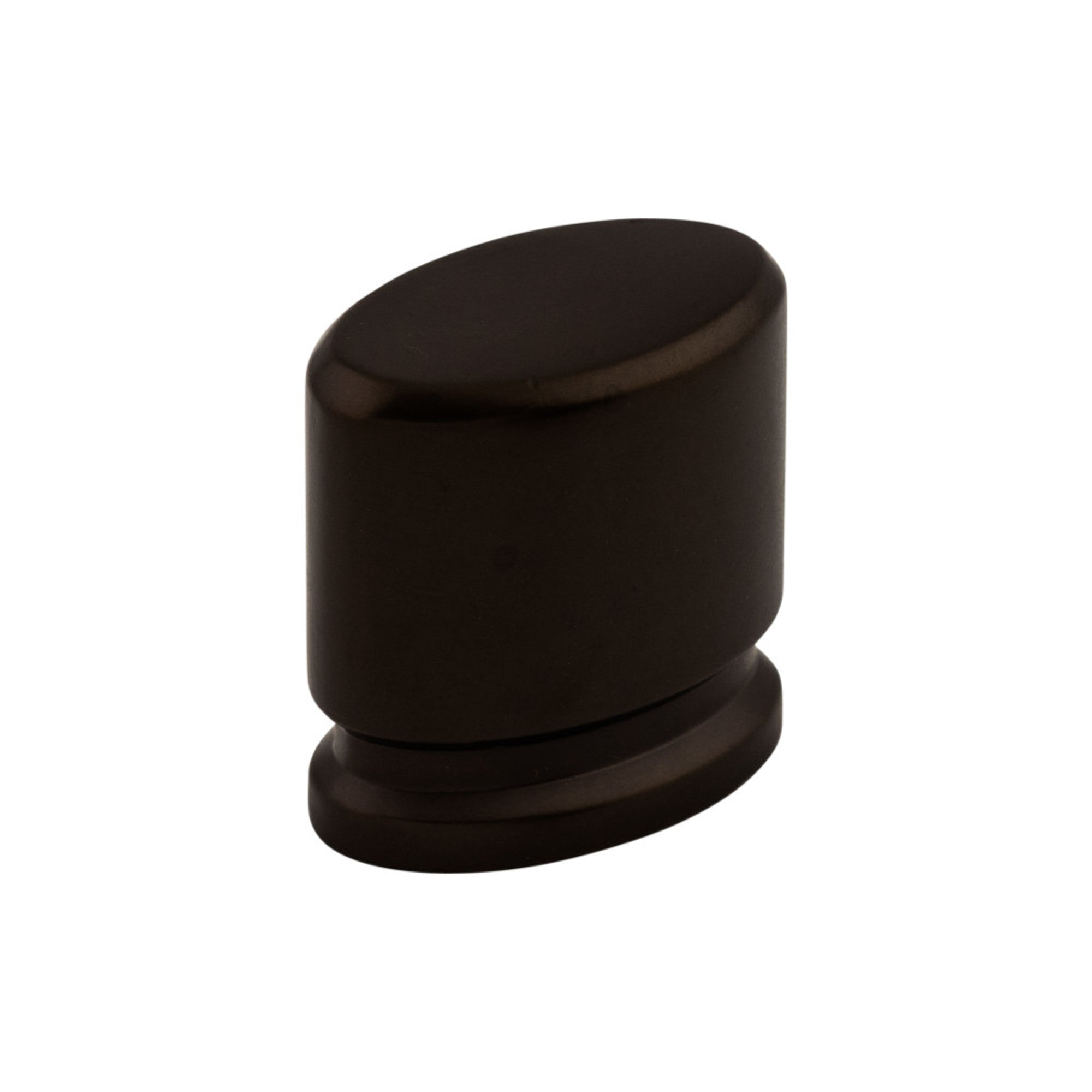 Oval 1 1/8" Length Oval Knob - Oil Rubbed Bronze