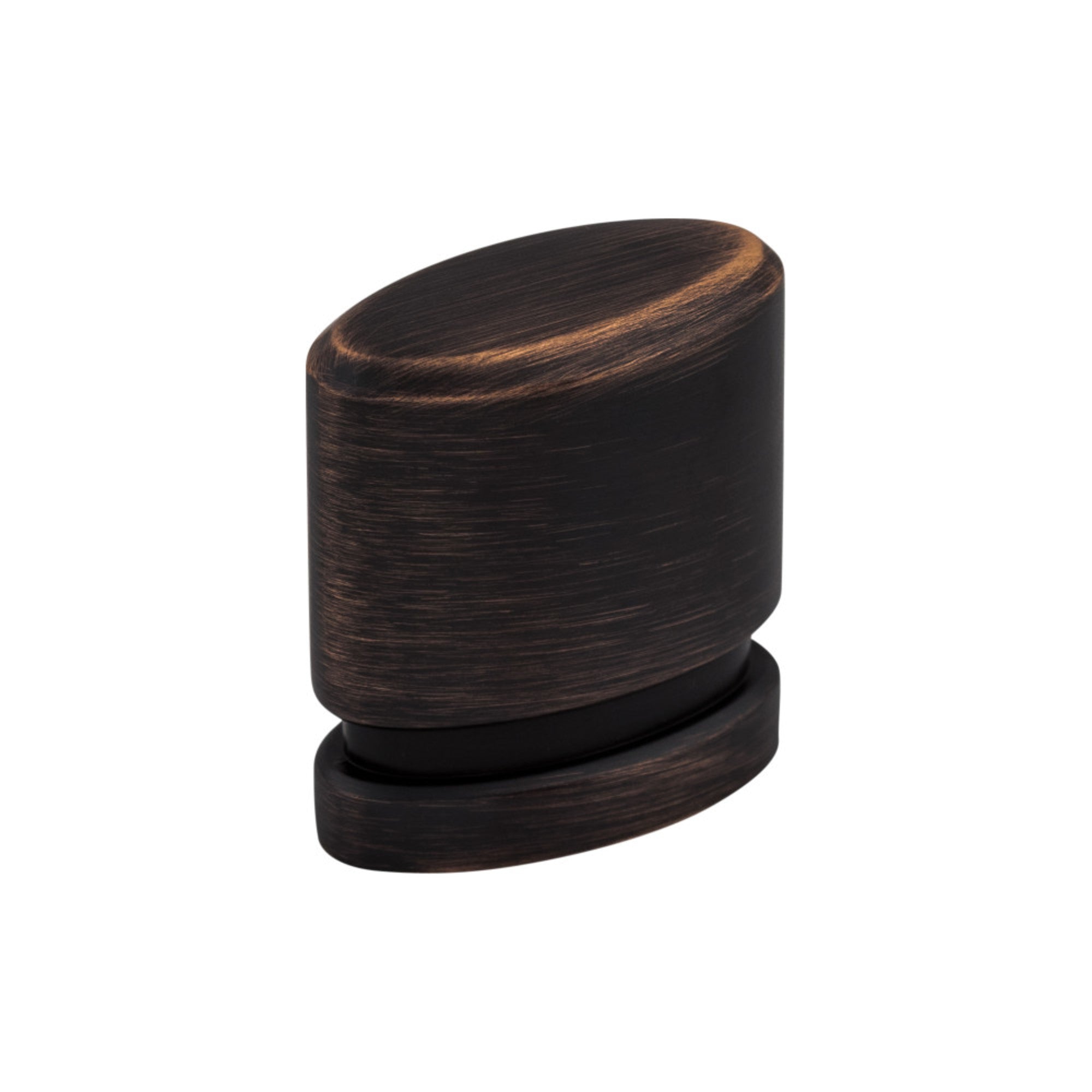 Oval 1" Length Oval Knob - Tuscan Bronze