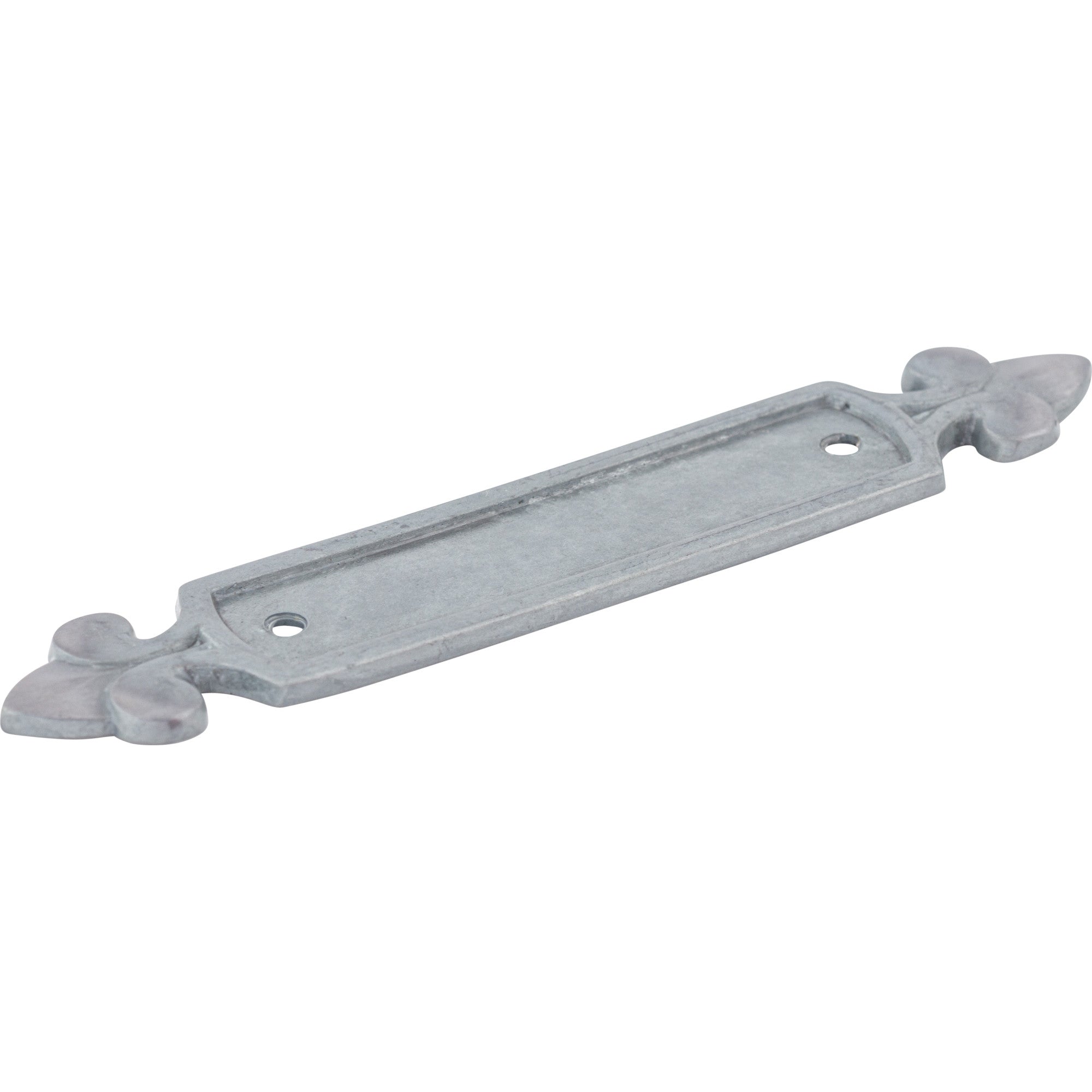Dover Backplate 2 1/2" Center to Center Pull Backplate - Pewter Light