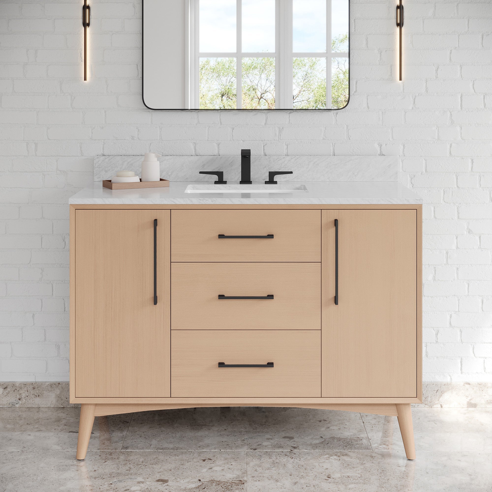 48" Dashwood Vanity – Natural Oak
