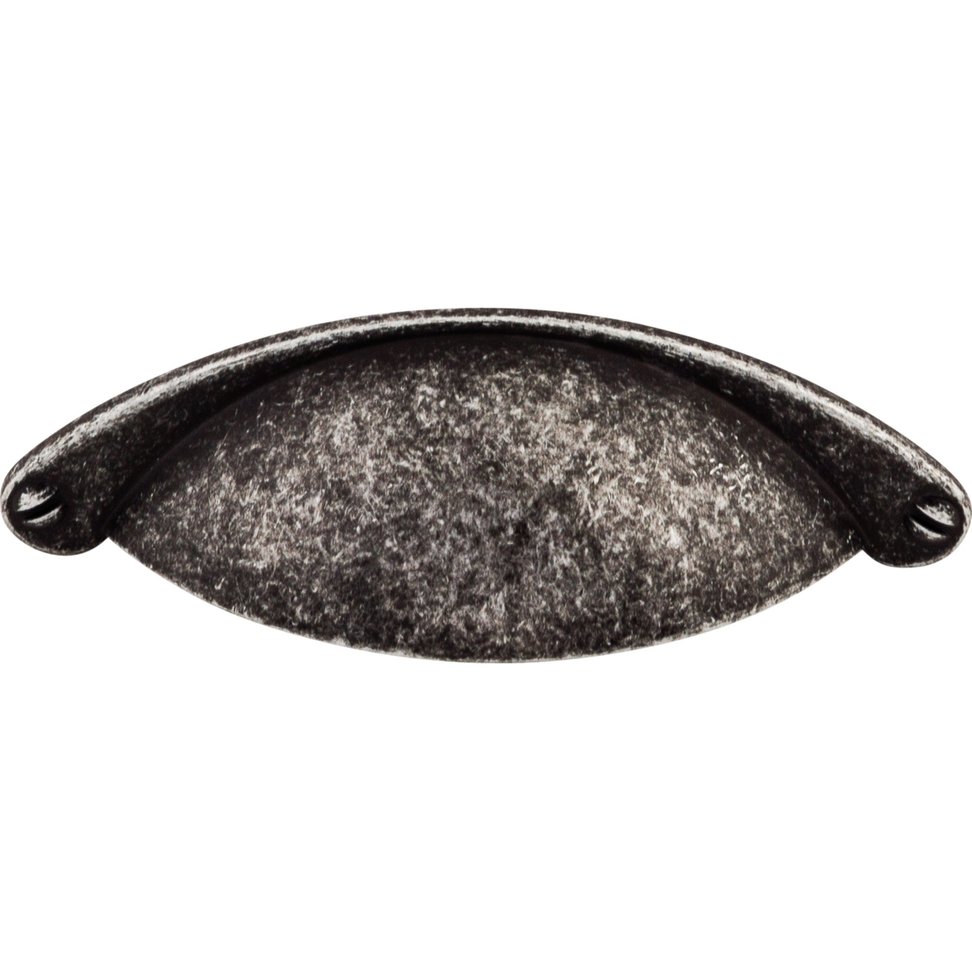 Arendal Cup/Bin Pull - Black Iron