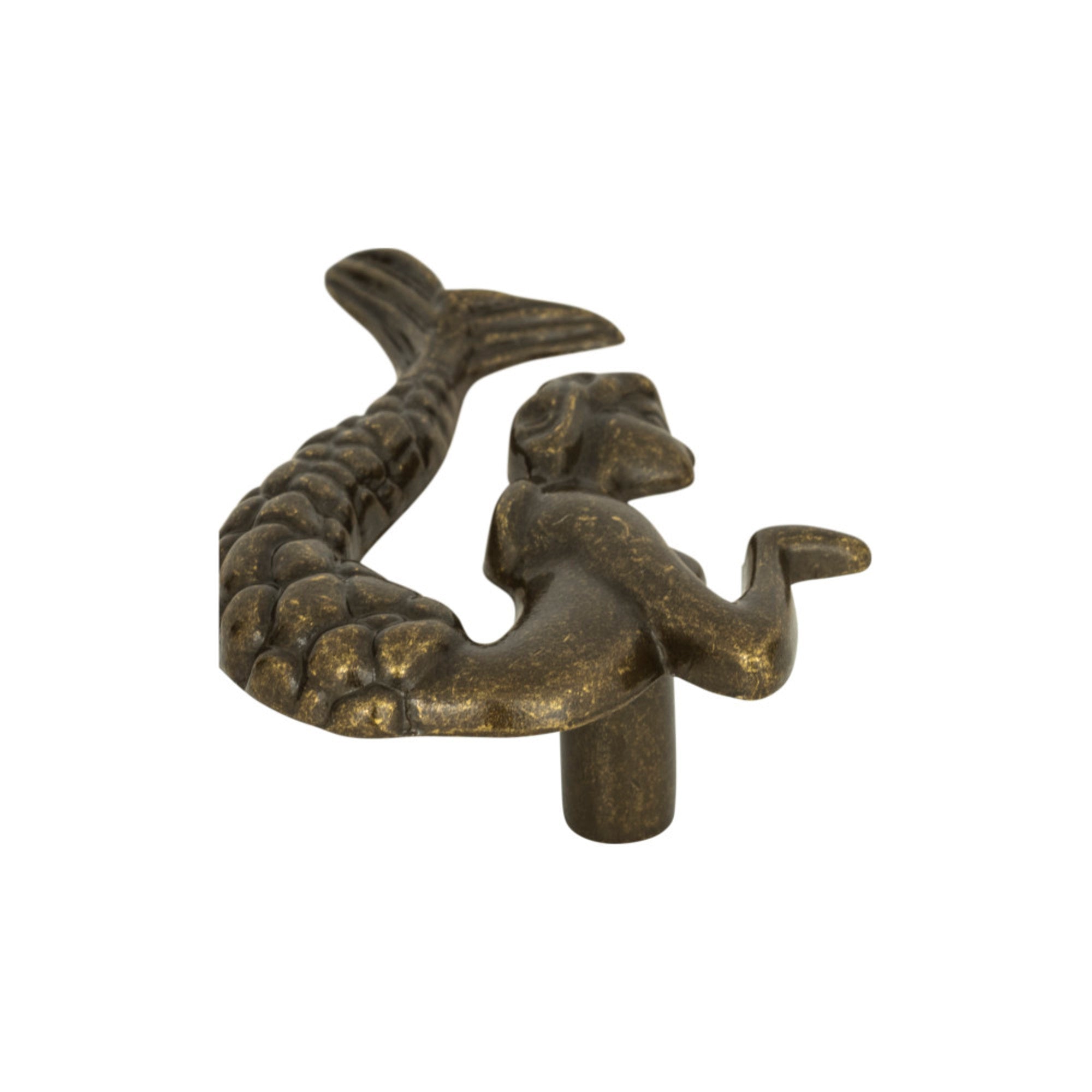 Mermaid Novelty Knob - Burnished Bronze