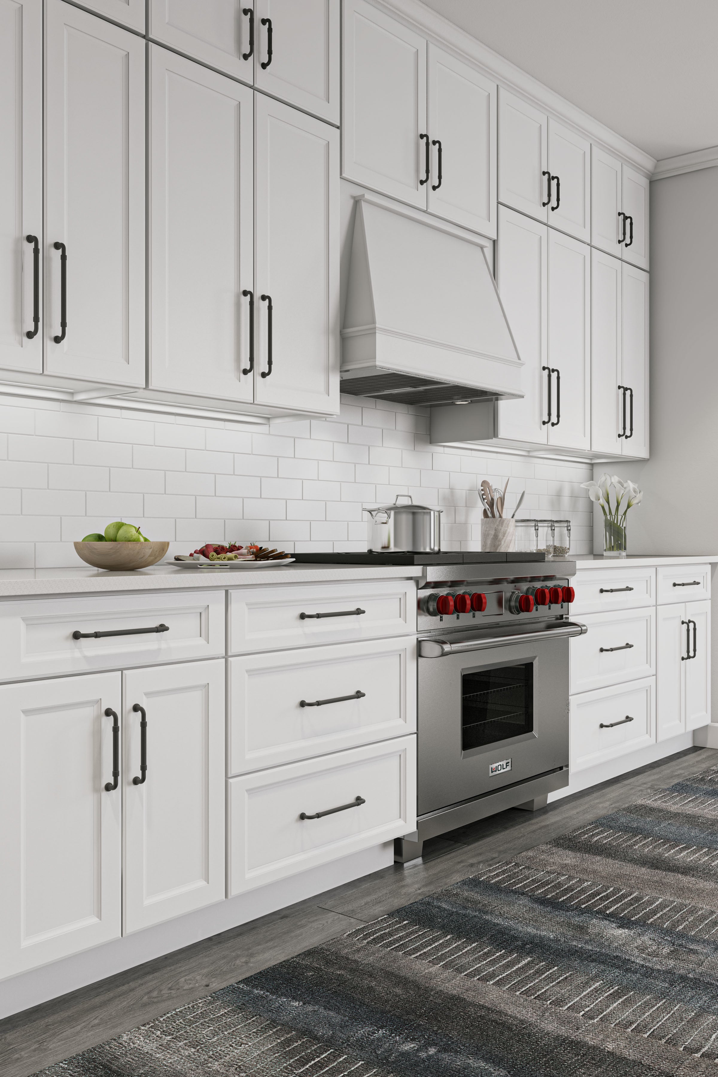 Holden 8 13/16" Center to Center Bar Pull - Flat Black